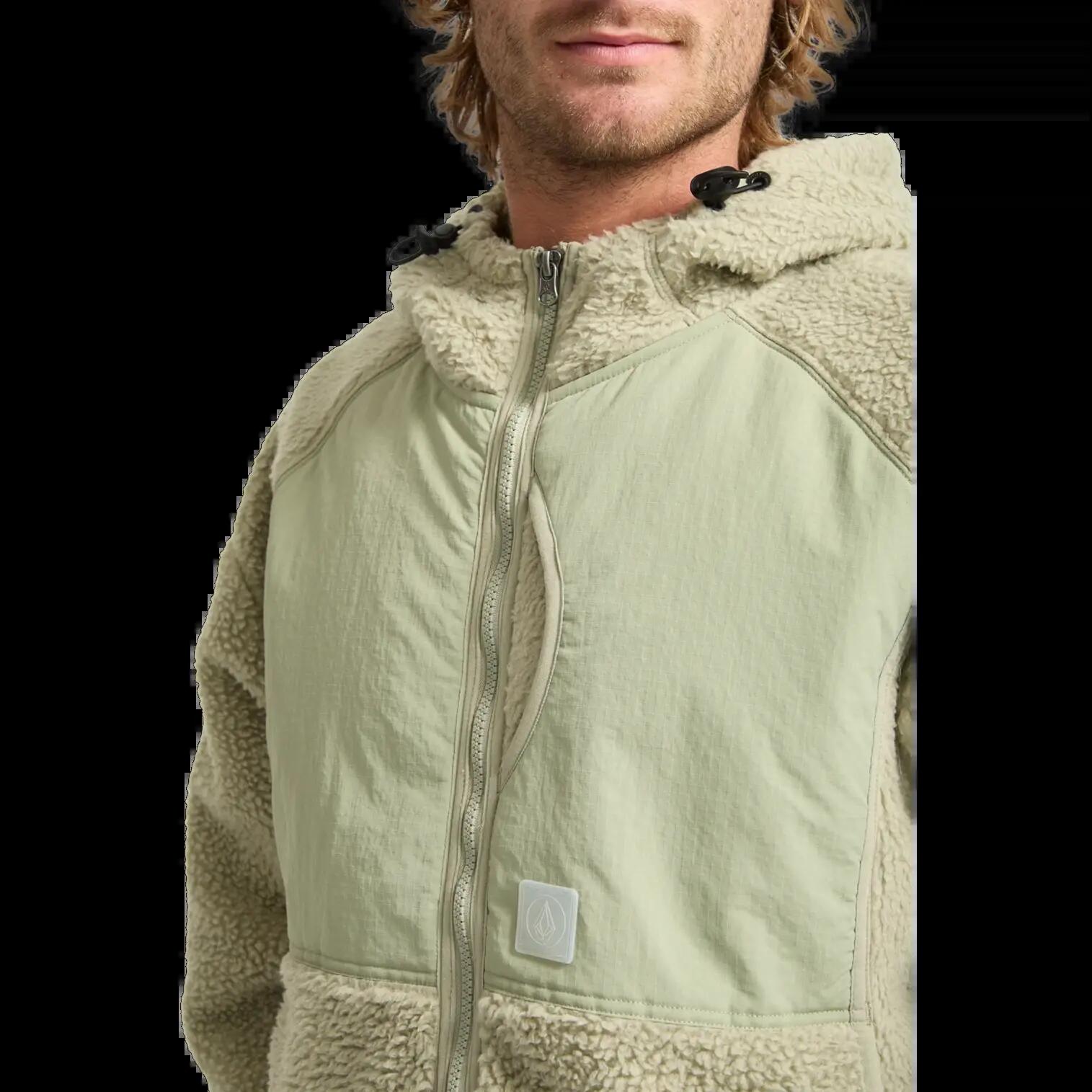 Sweatshirt Volcom Nomaa Sherpa Chá Verde 3/7
