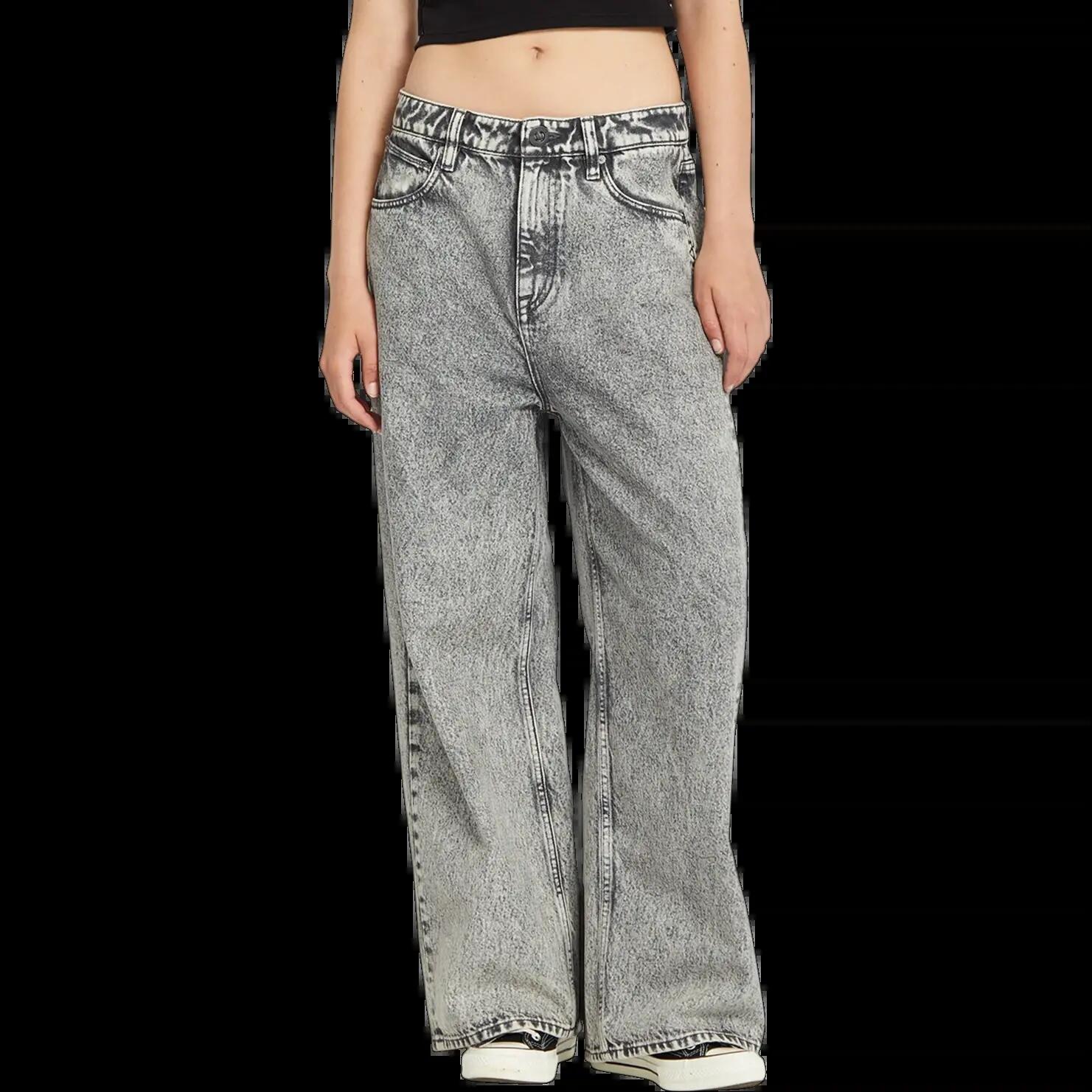 Pantalón Volcom Beeggy Denim Pants Gris 1/2