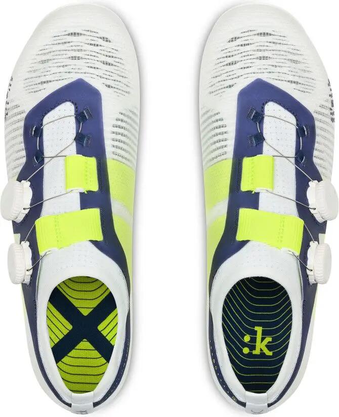 Fizik Vega Carbon Schoenen Wit/Geel Fluo 2/7