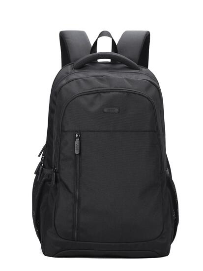 Sac à Dos Aoking Noir Polyester Fermeture Zip Poches Multifonctionnelles 36x50