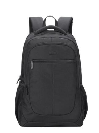 Sac à Dos Aoking Noir Unisexe - Fermeture Éclair et Poches Multifonctionnelles