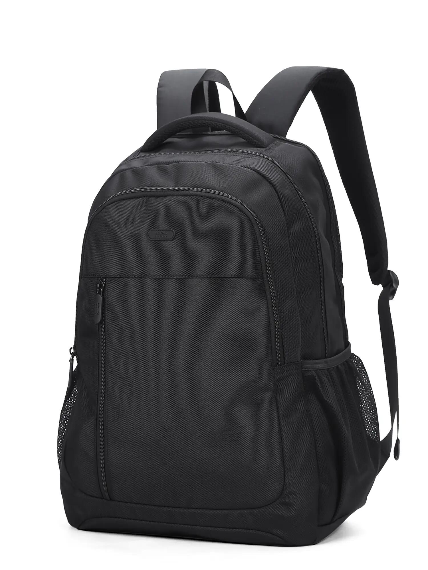 Sac à Dos Aoking Noir Polyester Fermeture Zip Poches Multifonctionnelles 36x50 2/6