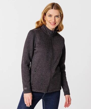 Veste polaire chaude fine et légère col montant Femme-thermique Thermolactyl