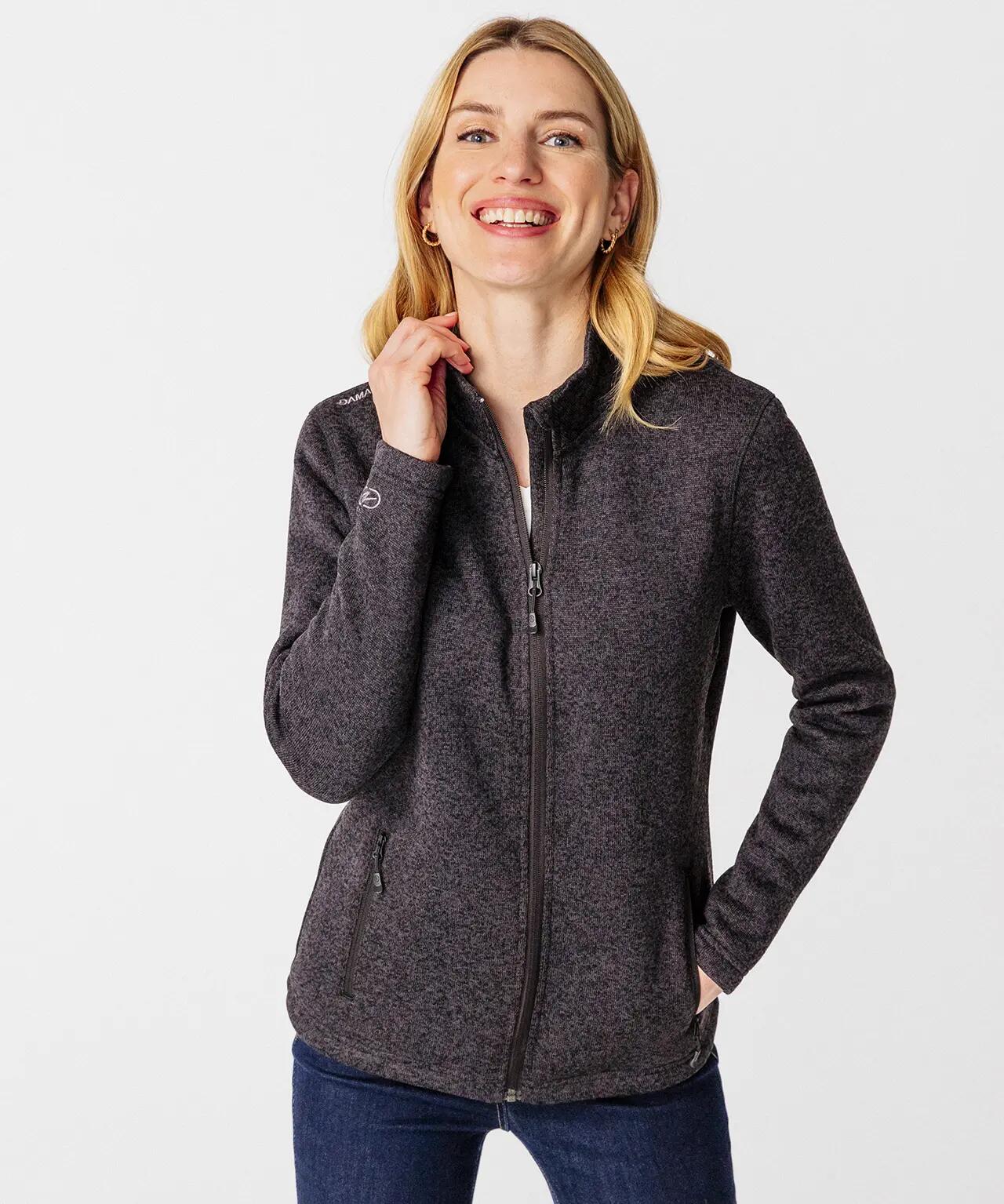 Veste polaire chaude fine et légère col montant Femme-thermique Thermolactyl 2/4