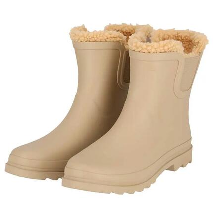 Chelsea Gummistiefel Damen - Kunstfellfutter - 100% Gummi