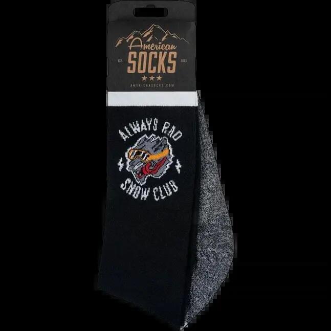 American Socks Snow Club Calzini Nero 2/7