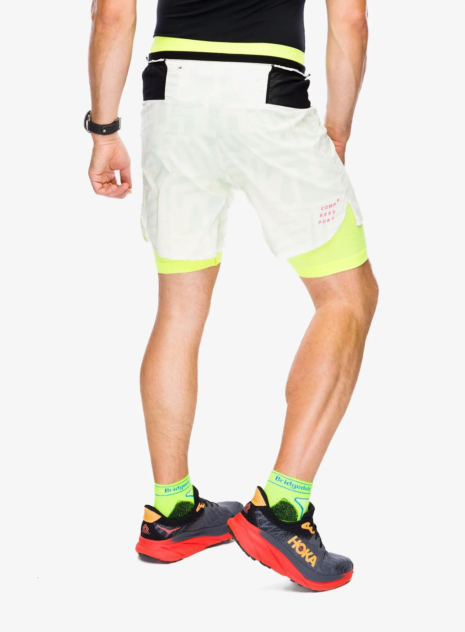 Compressport Heren "Trail Racing 2-In-1" Trail Short Combo 2/7