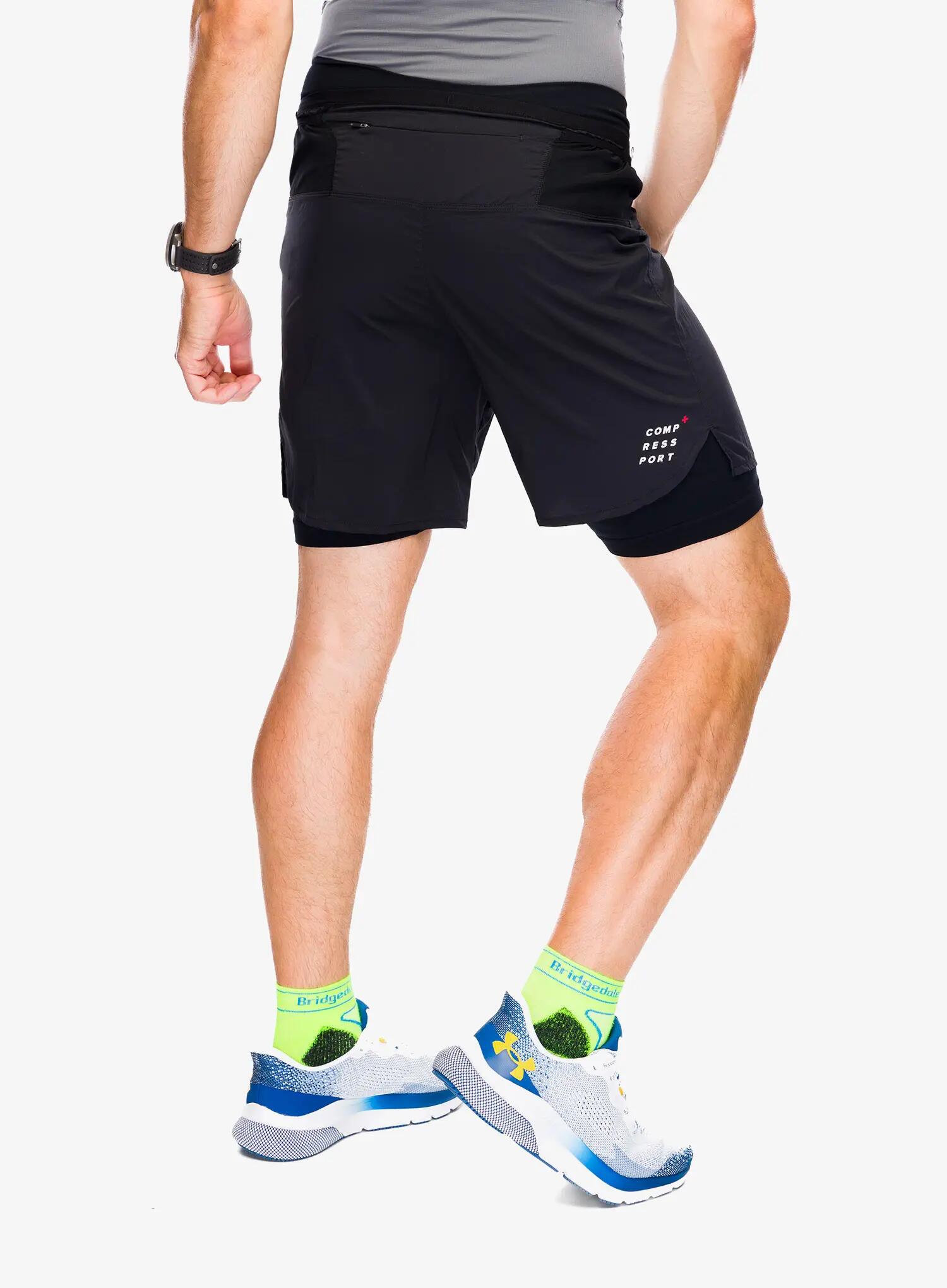 Compressport Trail Racing 2 in 1 Shorts Black 4/7