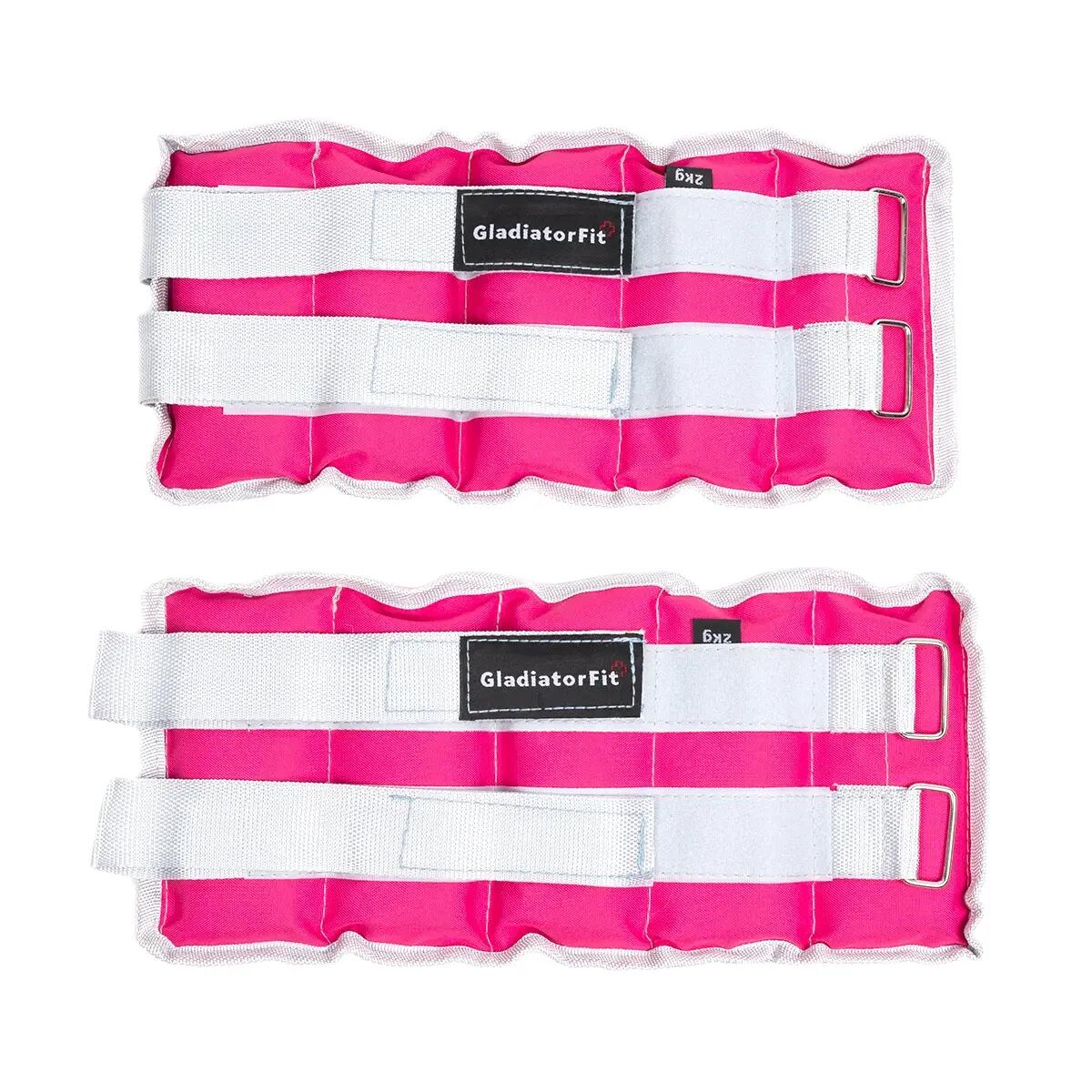 Muñequeras/tobilleras lastradas de nailon GladiatorFit (juego de 2) 2/5
