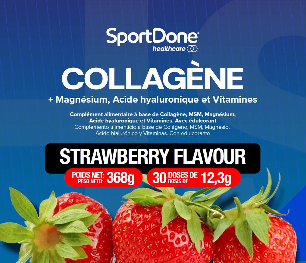Collagène en Poudre saveur Fraise 368g SportDone 2/4