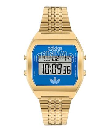 Adidas Originals Digitaal Horloge Goudkleurig/Blauw AOST26523
