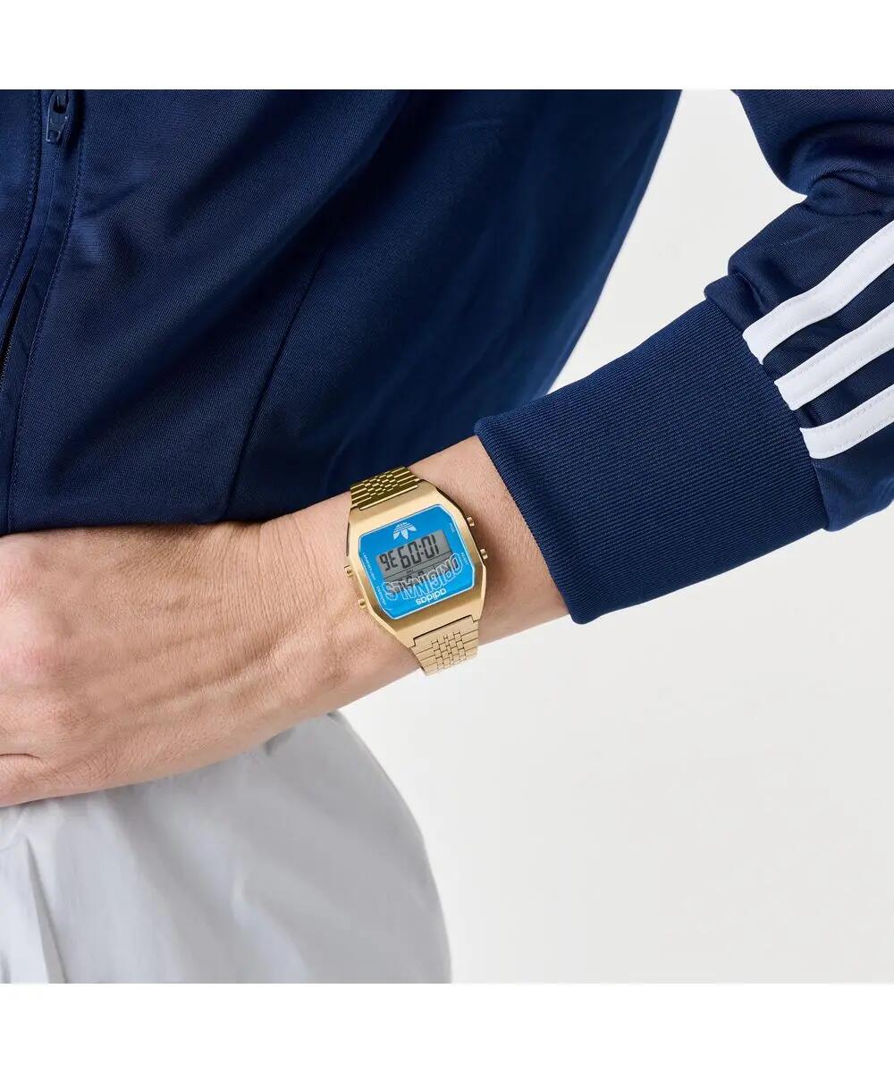 Adidas Originals Digitaal  Horloge Goudkleurig/Blauw AOST26523 4/6