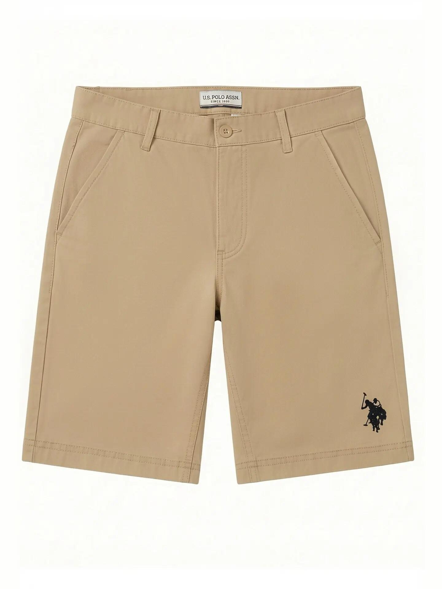Shorts U.S. Polo Assn. Hombre Algodón Elastano Beige 6/6