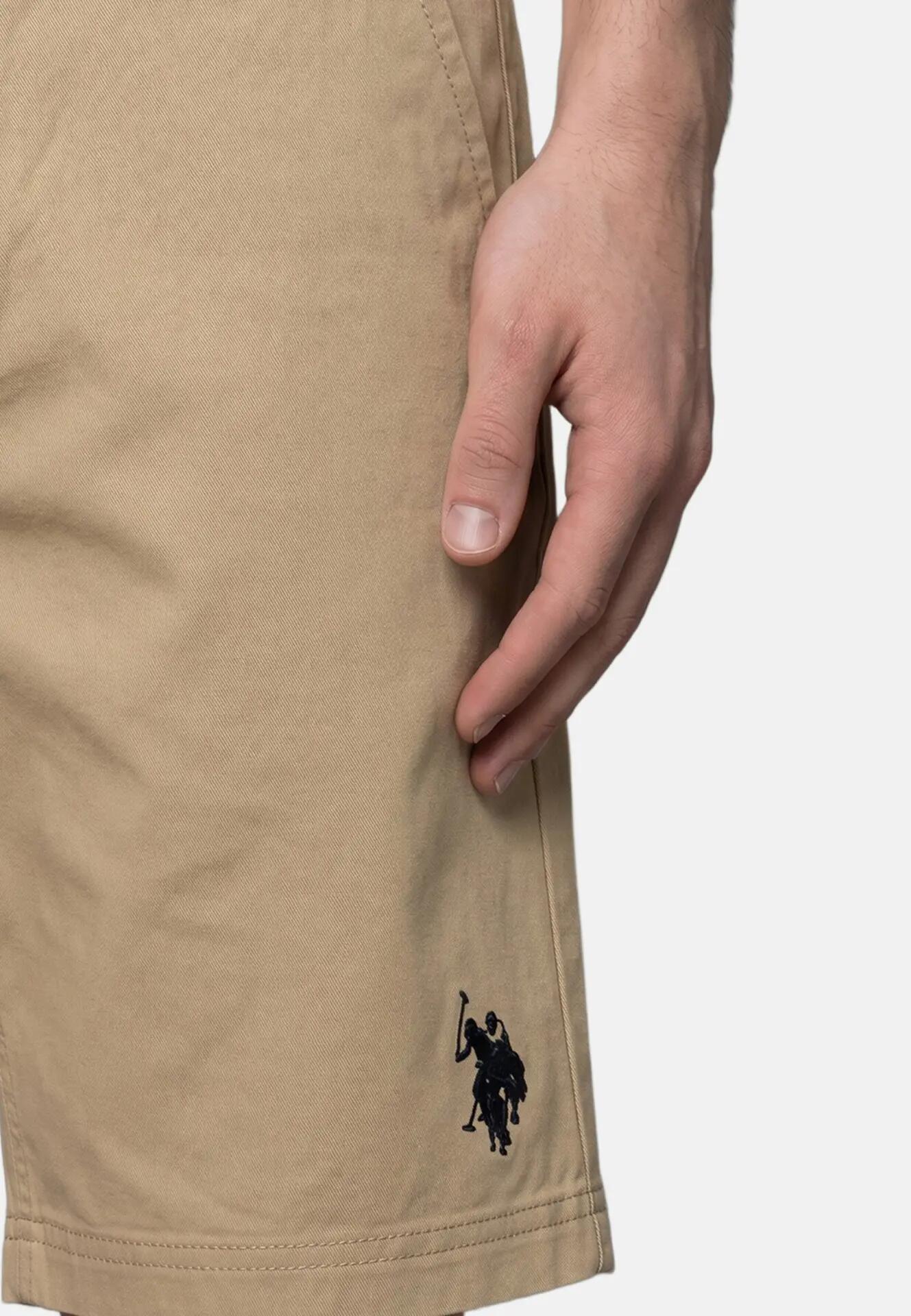 Shorts U.S. Polo Assn. Hombre Algodón Elastano Beige 5/6