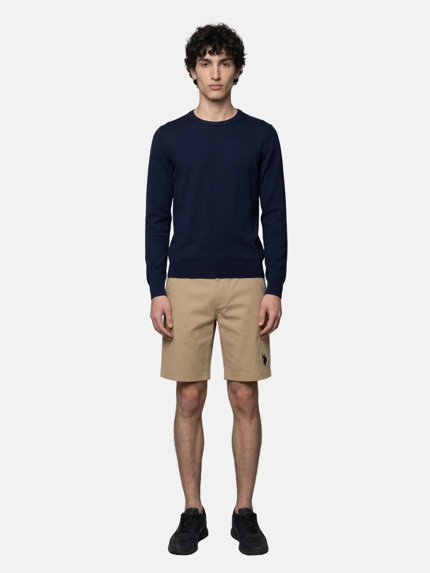 Shorts U.S. Polo Assn. Hombre Algodón Elastano Beige 3/6