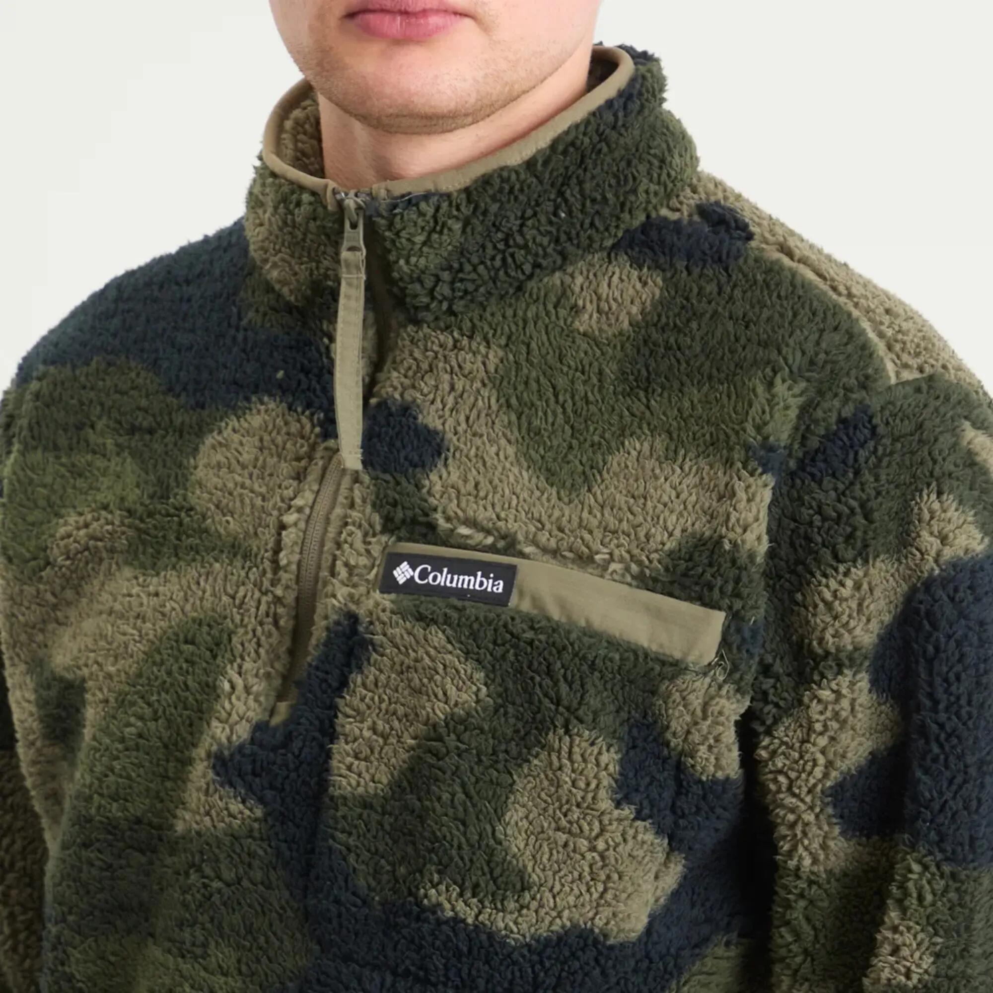 Pánská fleecová mikina Columbia Rugged Ridge Sherpa ½ Zip 2135471 zelená 4/5
