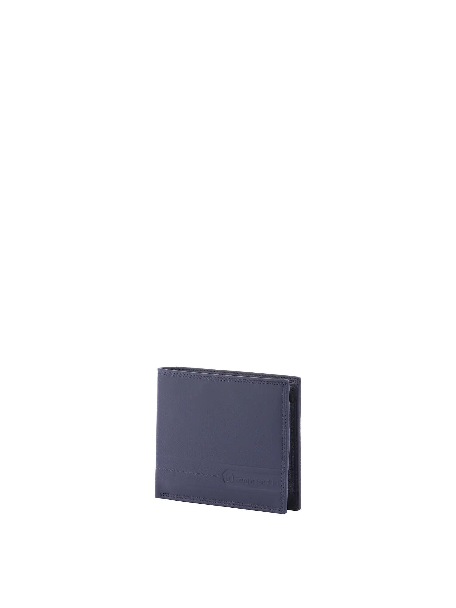Portefeuille homme Sergio Tacchini cuir véritable noir bleu 2/6