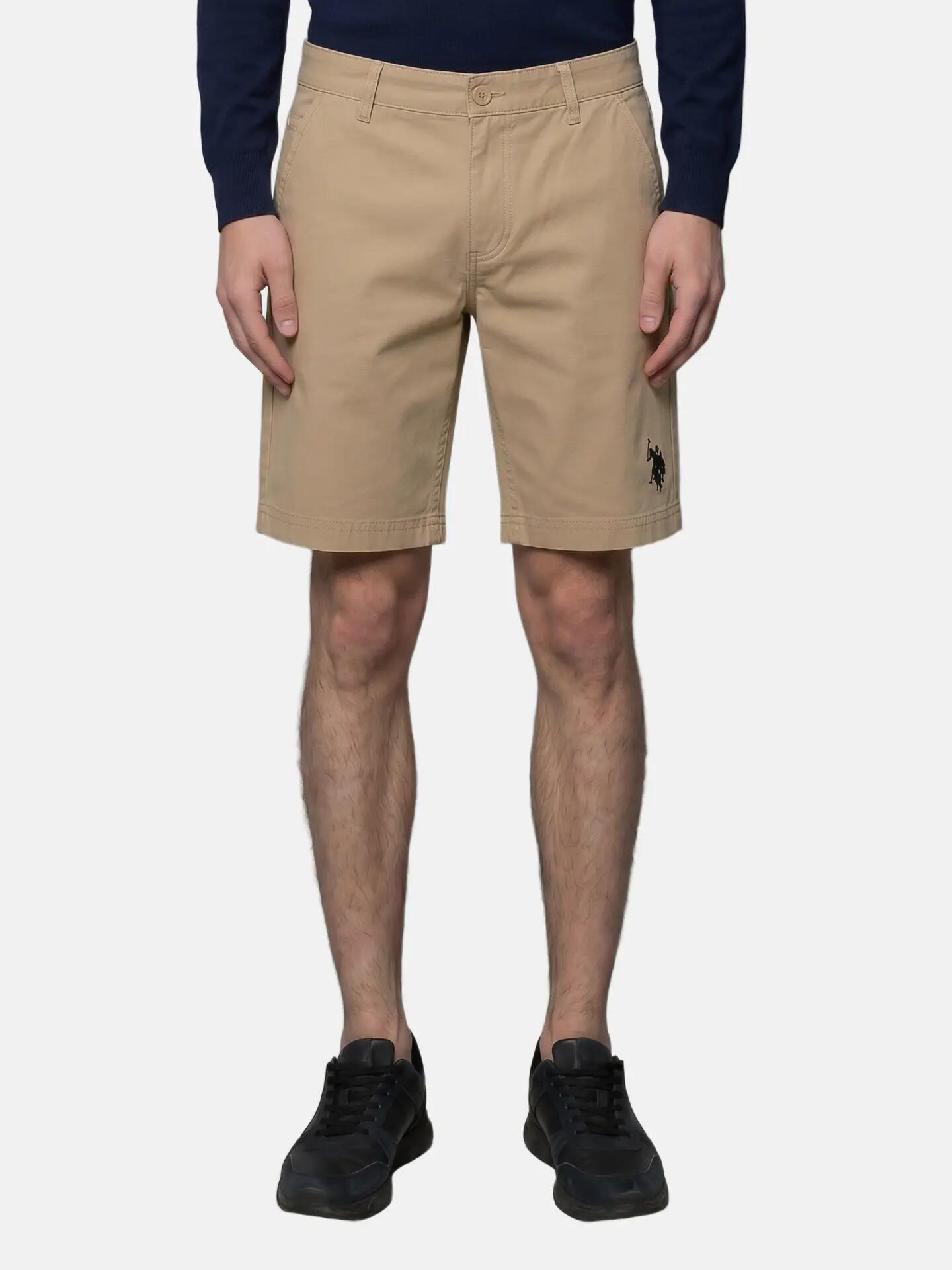 Shorts U.S. Polo Assn. Hombre Algodón Elastano Beige 2/6