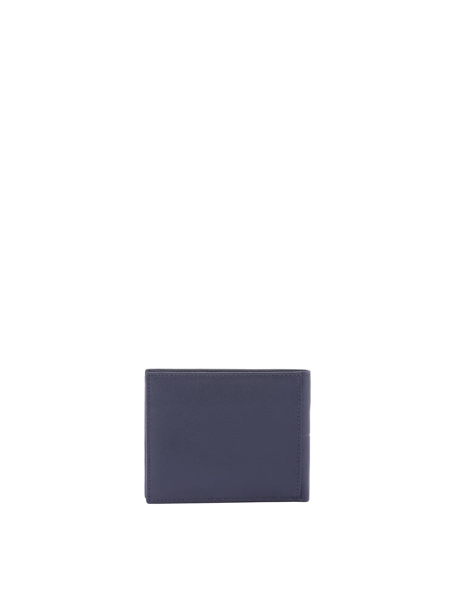 Portefeuille homme Sergio Tacchini cuir véritable noir bleu 3/6