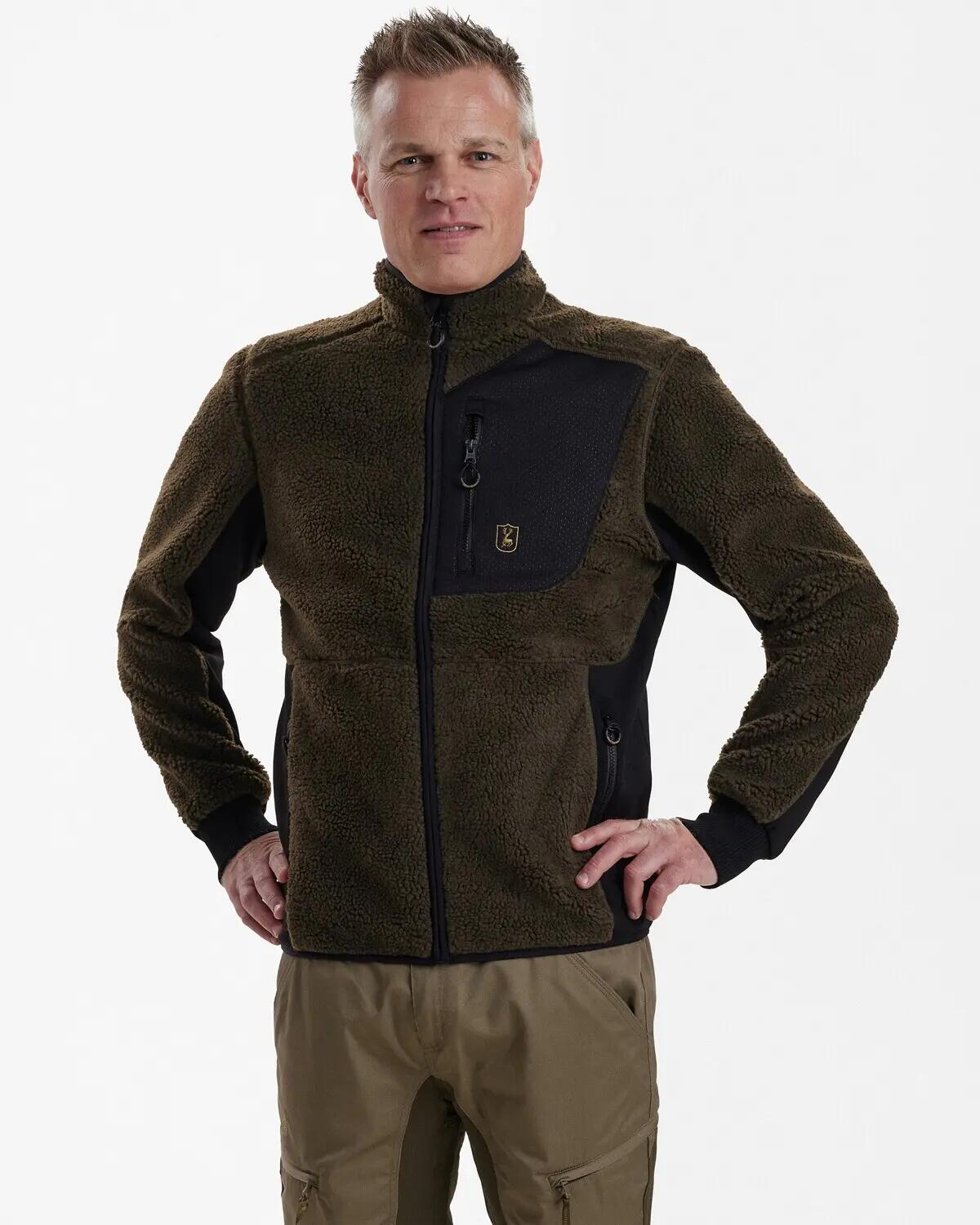 Veste Polaire Molletonnée Deerhunter Rogaland Fiber Pile Marron - 2XL 3/13