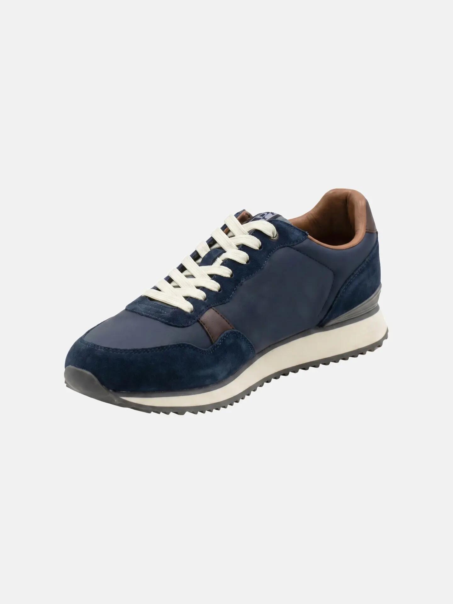 Sneakers Platform Bărbați Napapijri Albastru - Șireturi și Colour Blocking 4/7