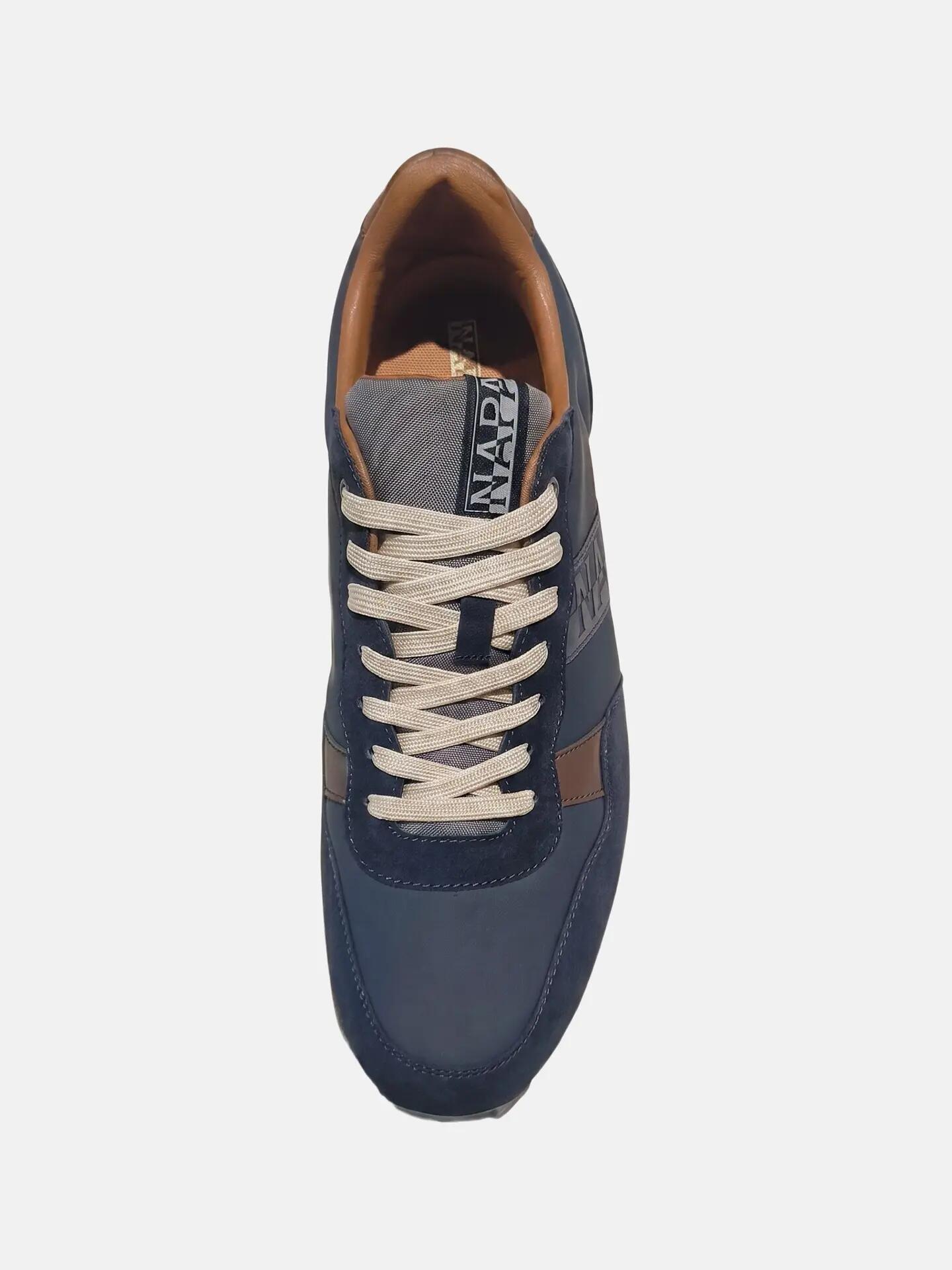 Sneakers Platform Bărbați Napapijri Albastru - Șireturi și Colour Blocking 3/7