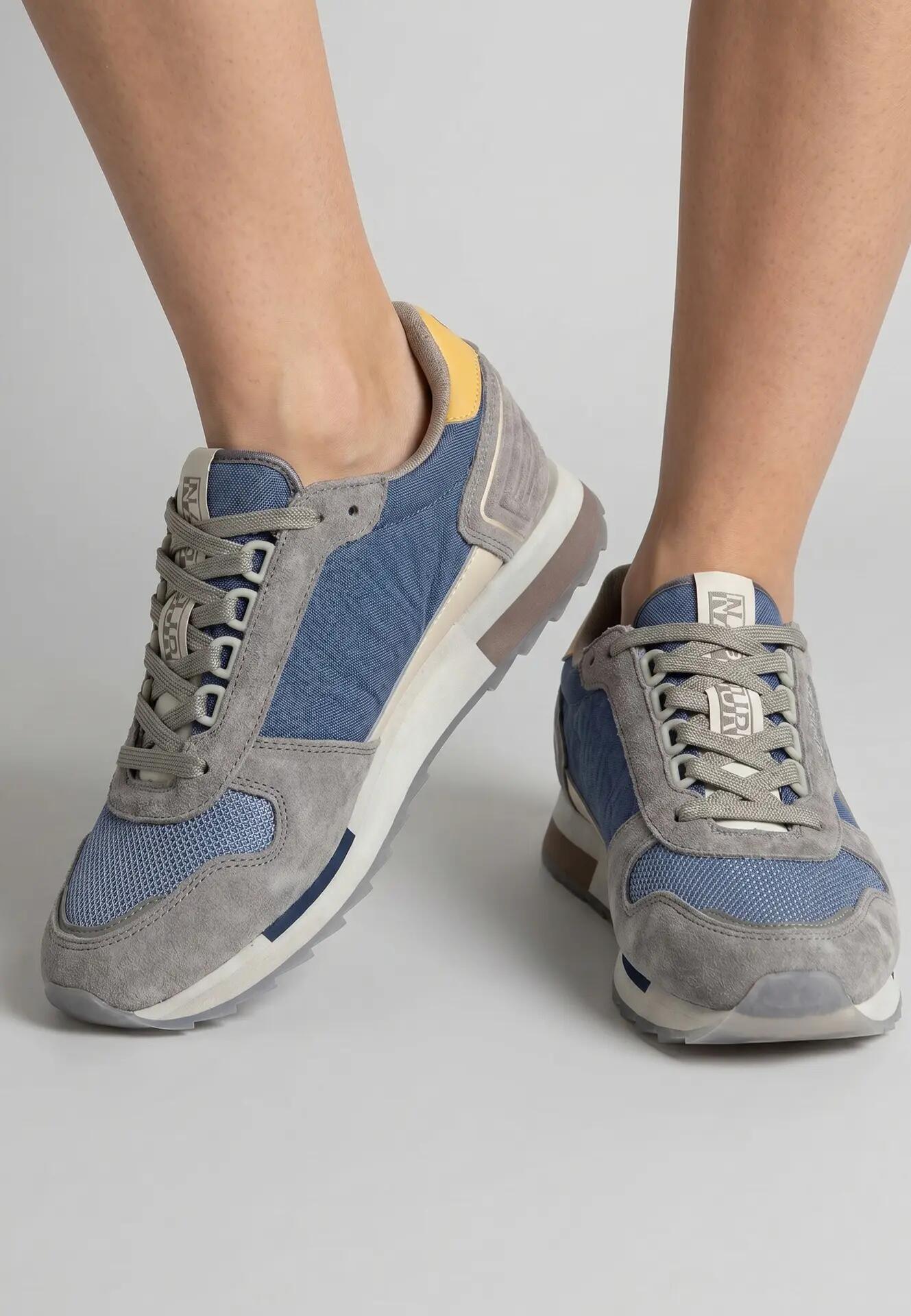 Sneakers Napapijri bărbați maro cu șireturi - Casual platform 6/7