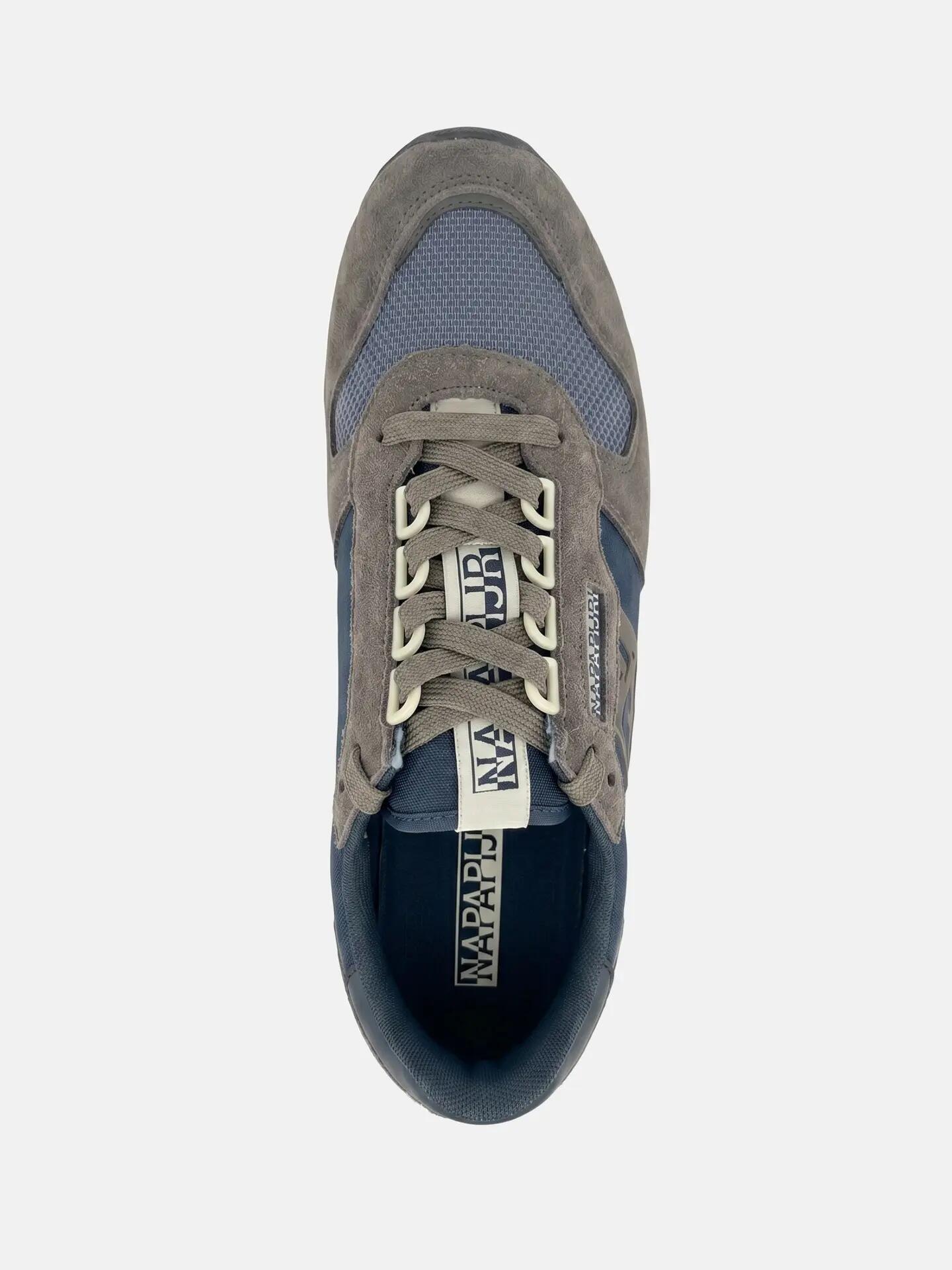 Sneakers Napapijri bărbați maro cu șireturi - Casual platform 4/7