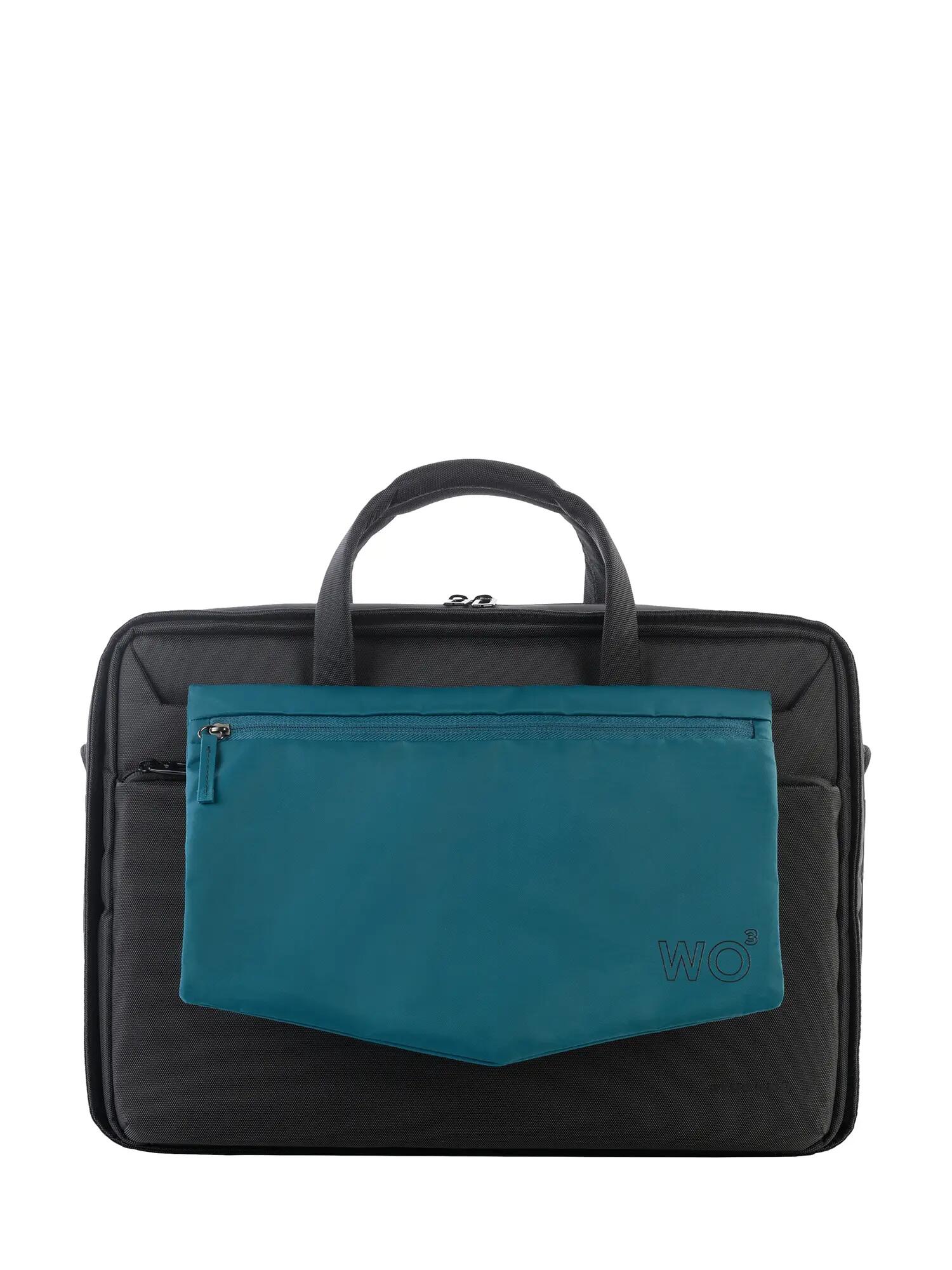 Tucano Werktas Unisex Blauw Nylon met Rits en Vakken 5/7