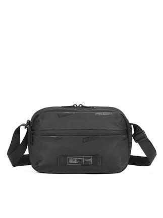 Sac à Bandoulière Noir Aoking - Fermeture Éclair et Poches Multifonctionnelles
