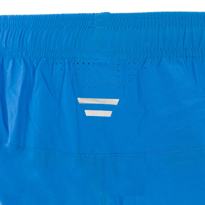 Short de course en satin texturé - Rouge - Femme
