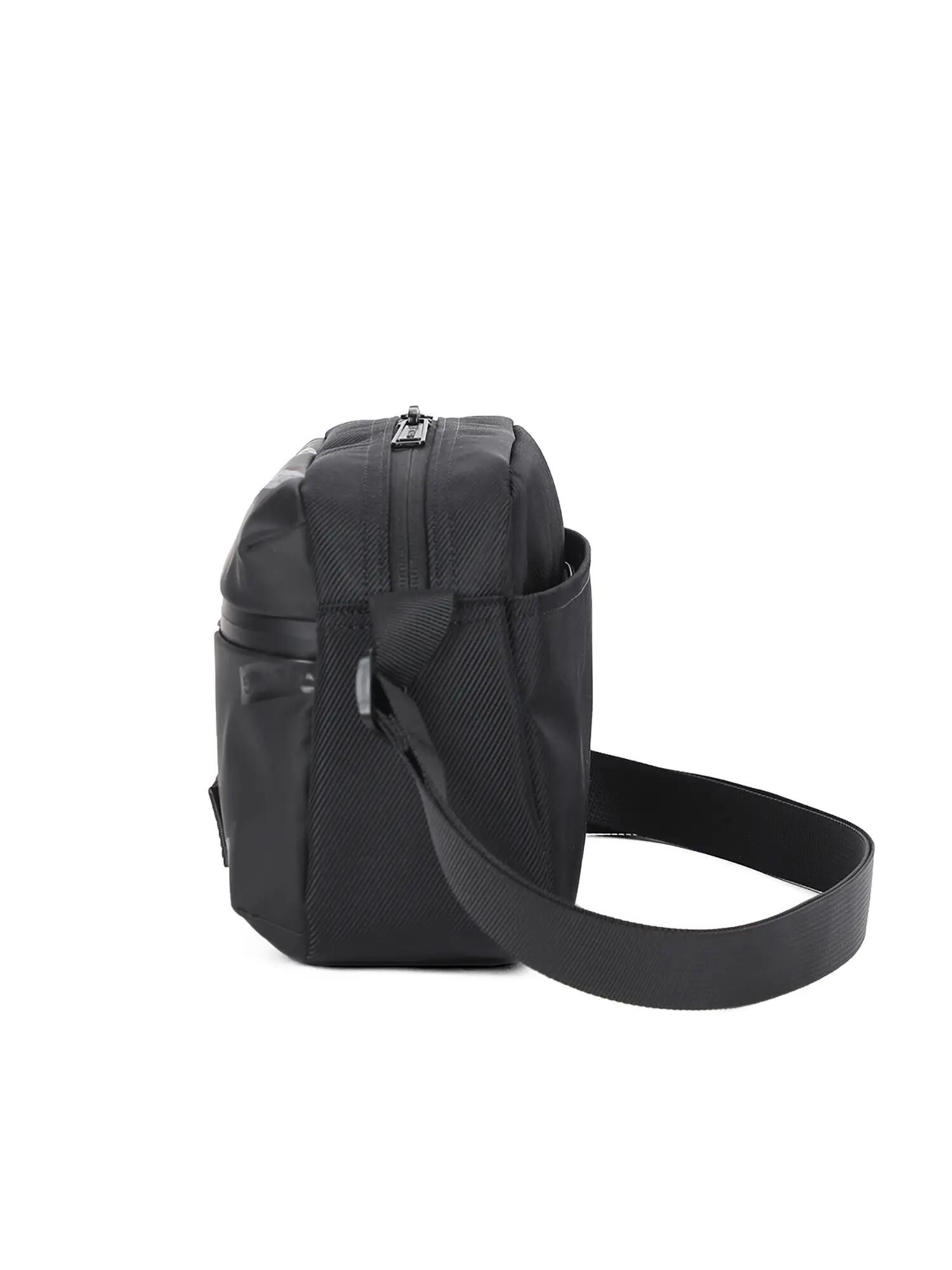 Černá Crossbody Taška Aoking - Bezpečný Zip a Multifunkční Kapsy 3/6