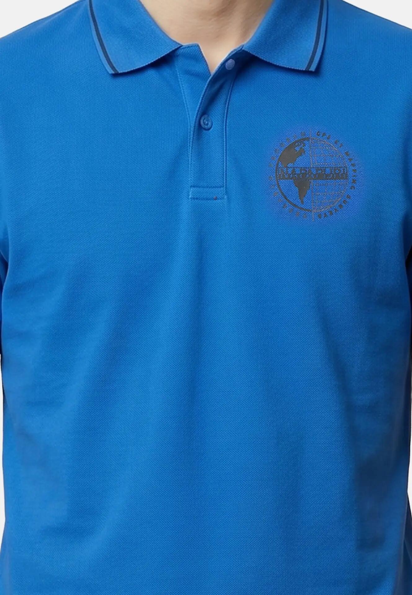 Polo Hombre Azul 100% Algodón - Napapijri Mirto 5/6