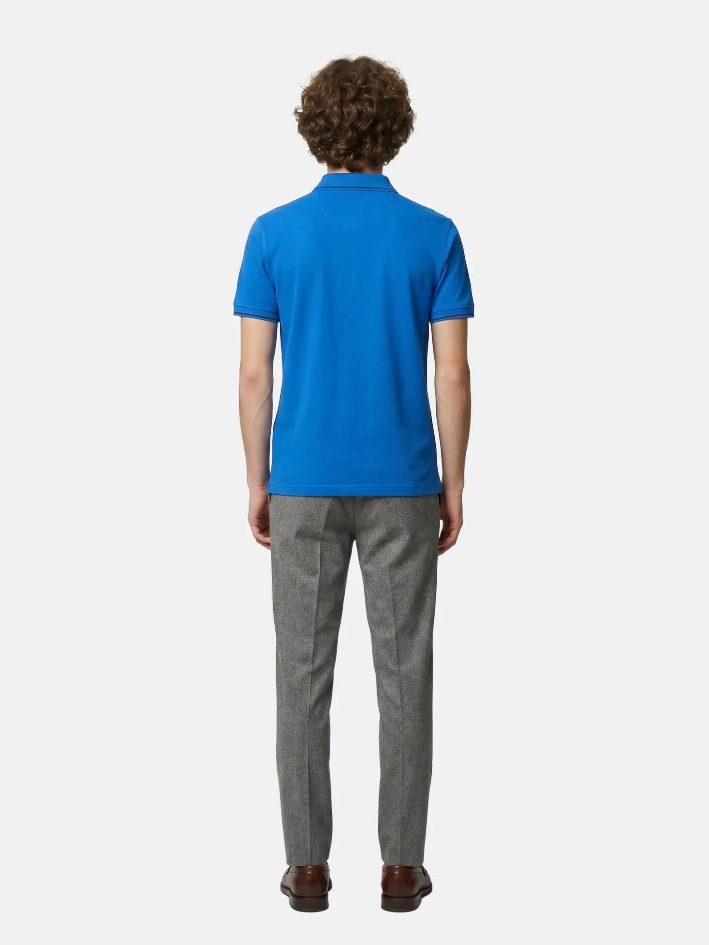 Polo Hombre Azul 100% Algodón - Napapijri Mirto 4/6