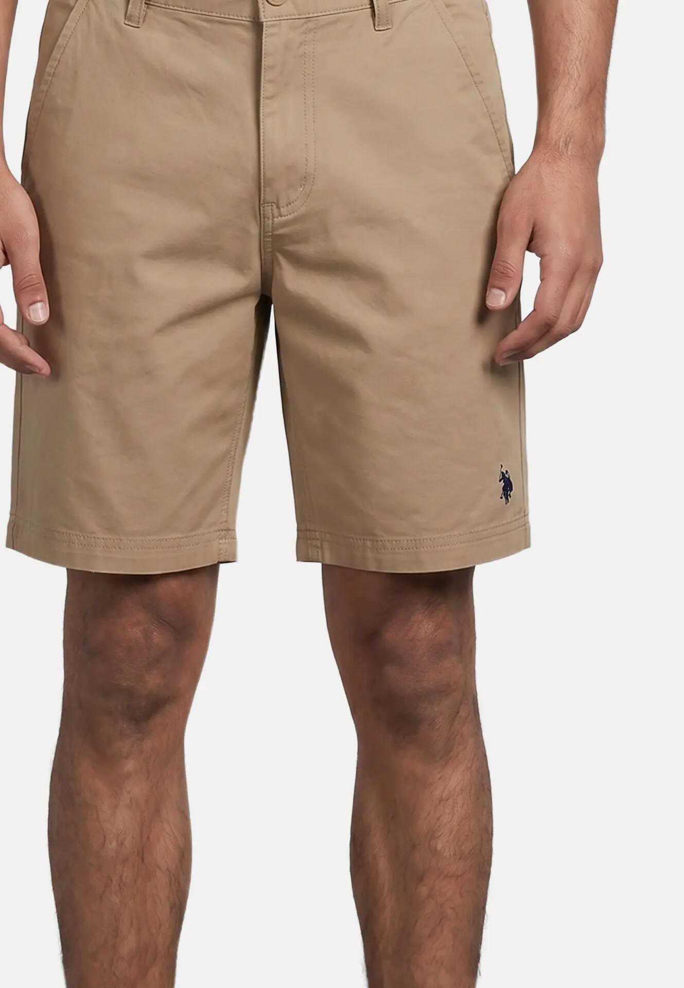 Shorts U.S. Polo Assn. Hombre Algodón Elastano Beige 5/6