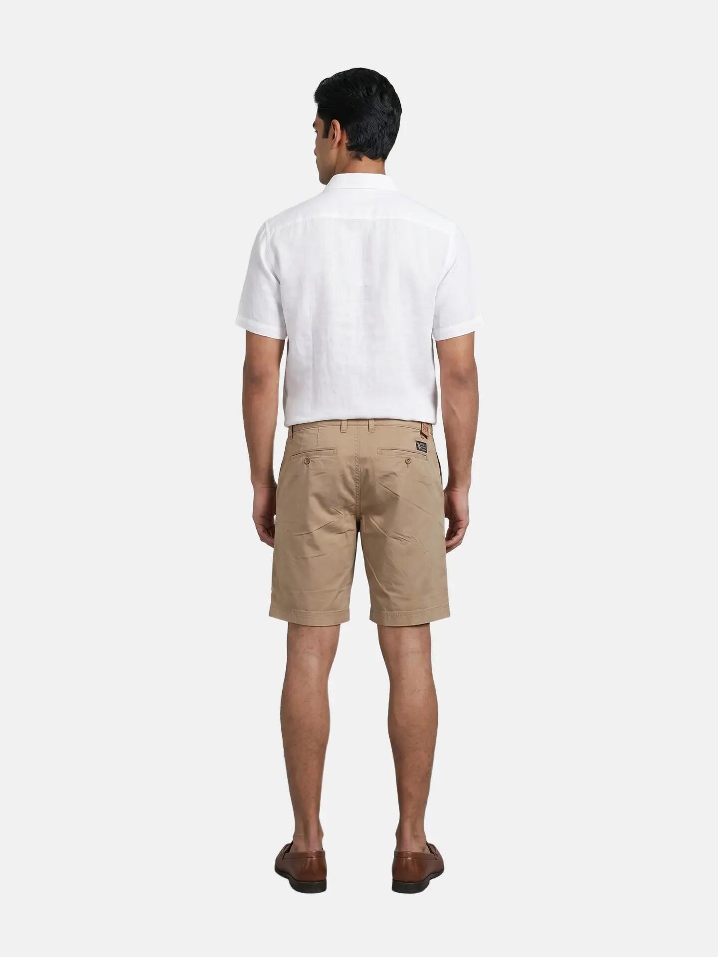 Short U.S. Polo Assn. Homme Coton Elasthanne Beige 4/6
