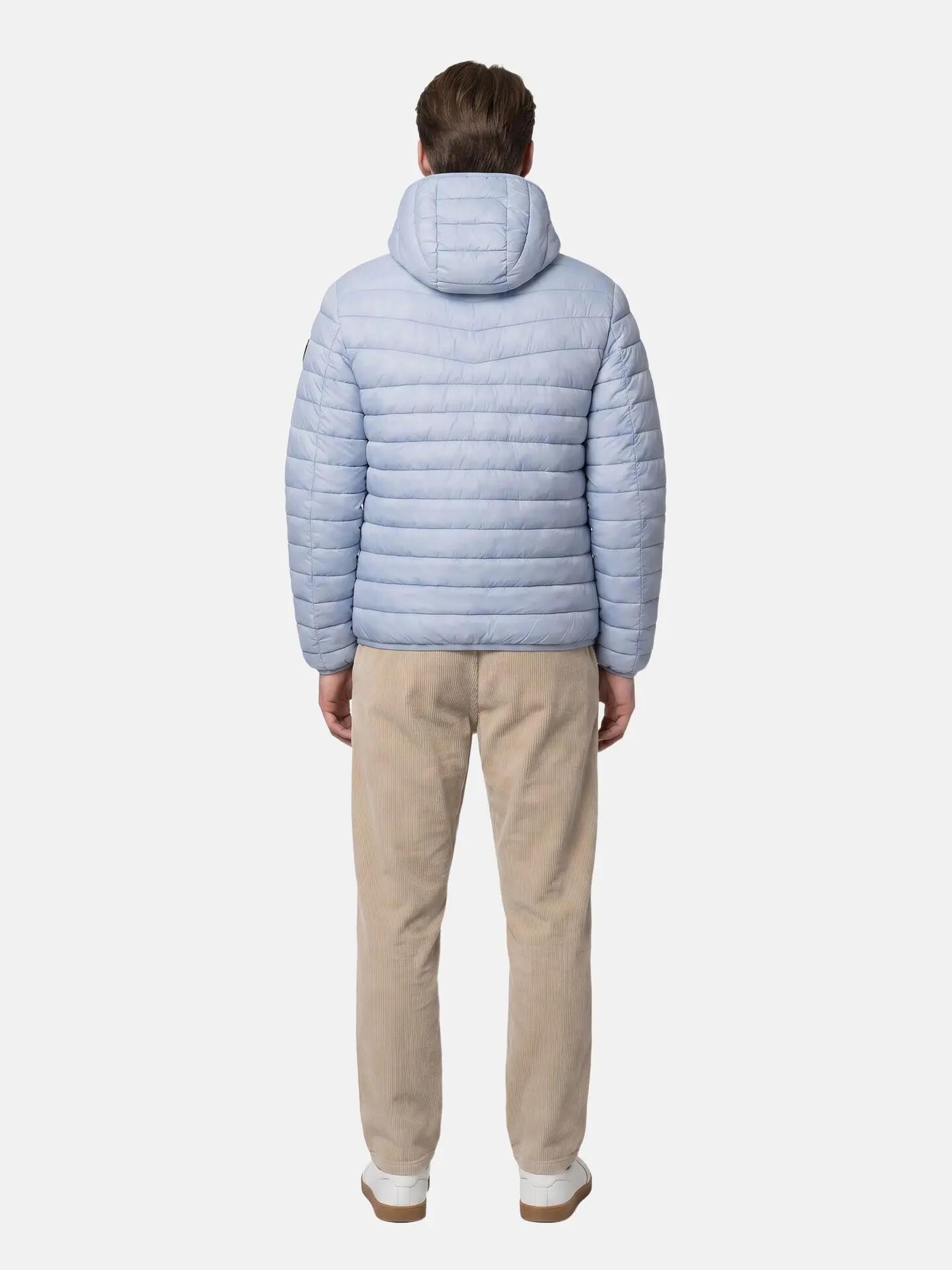 Chaqueta Napapijri hombre azul acolchada con cremallera y capucha 4/6