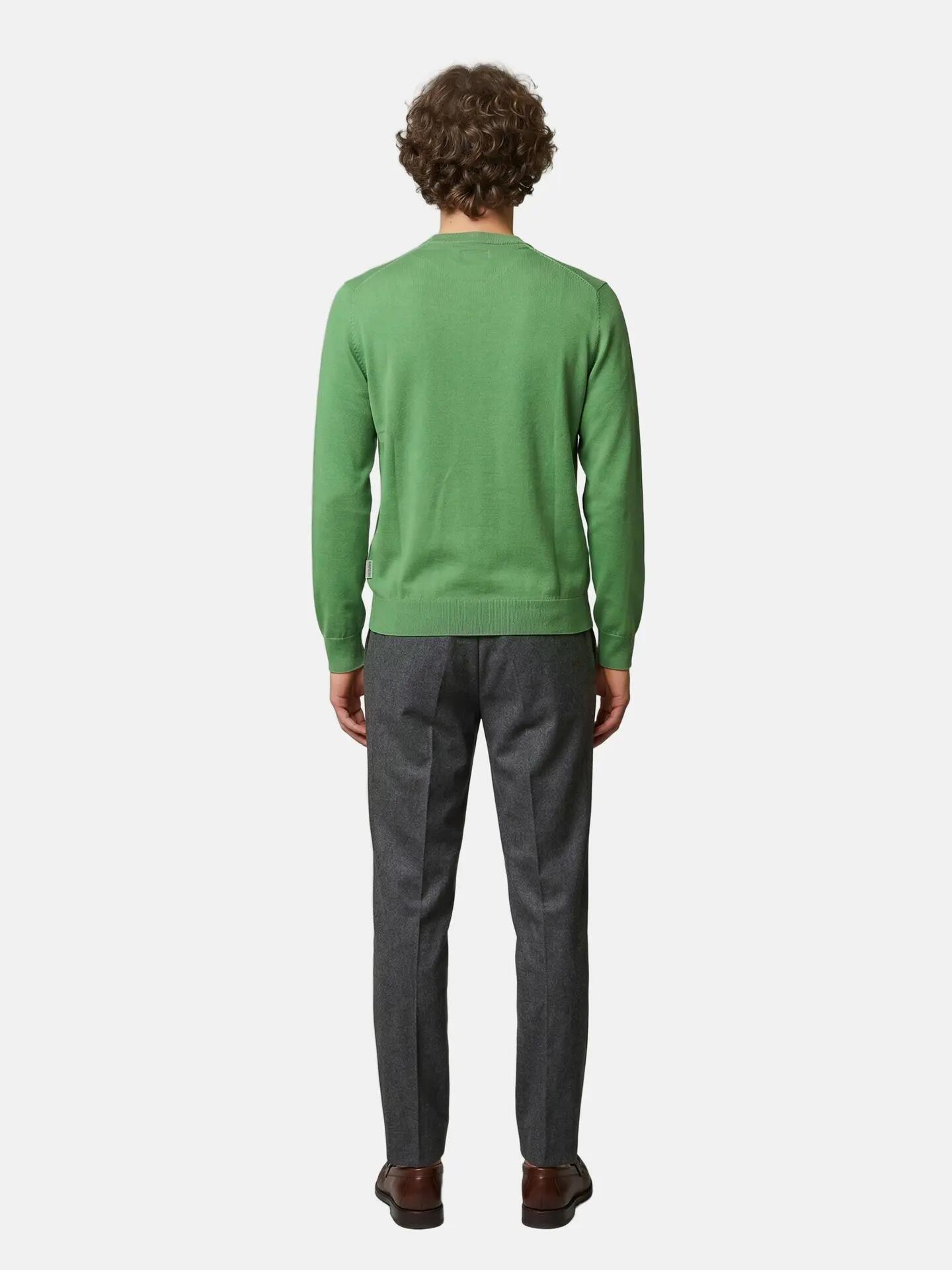 Napapijri Herren-Pullover grün Viskose-Polyamid-Wollmischung 4/6