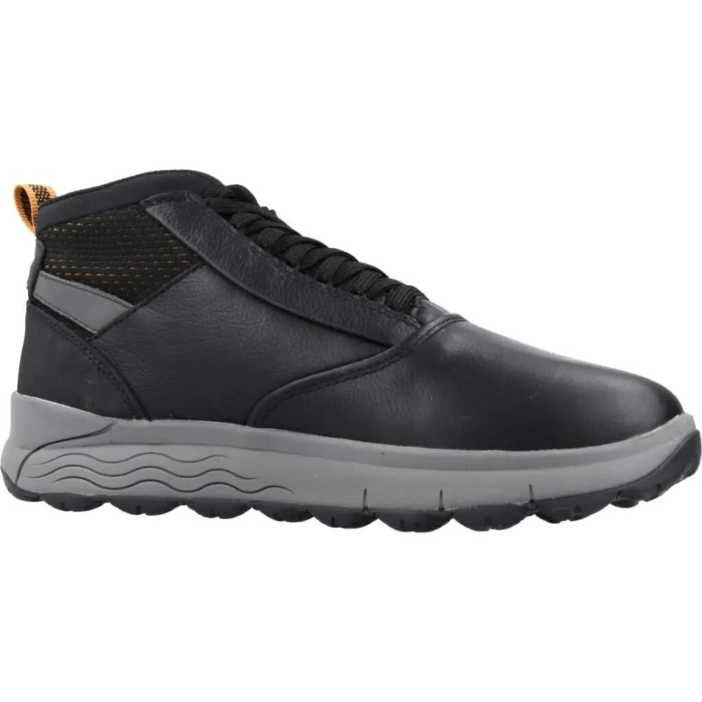 Zapatillas hombre marcha cuero y textil U SPHERICA 4X4 B ABX negras 5/5
