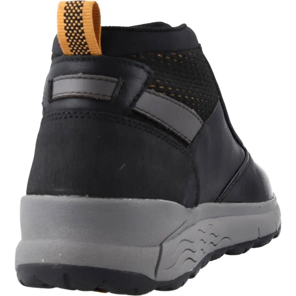 Zapatillas hombre marcha cuero y textil U SPHERICA 4X4 B ABX negras 3/5