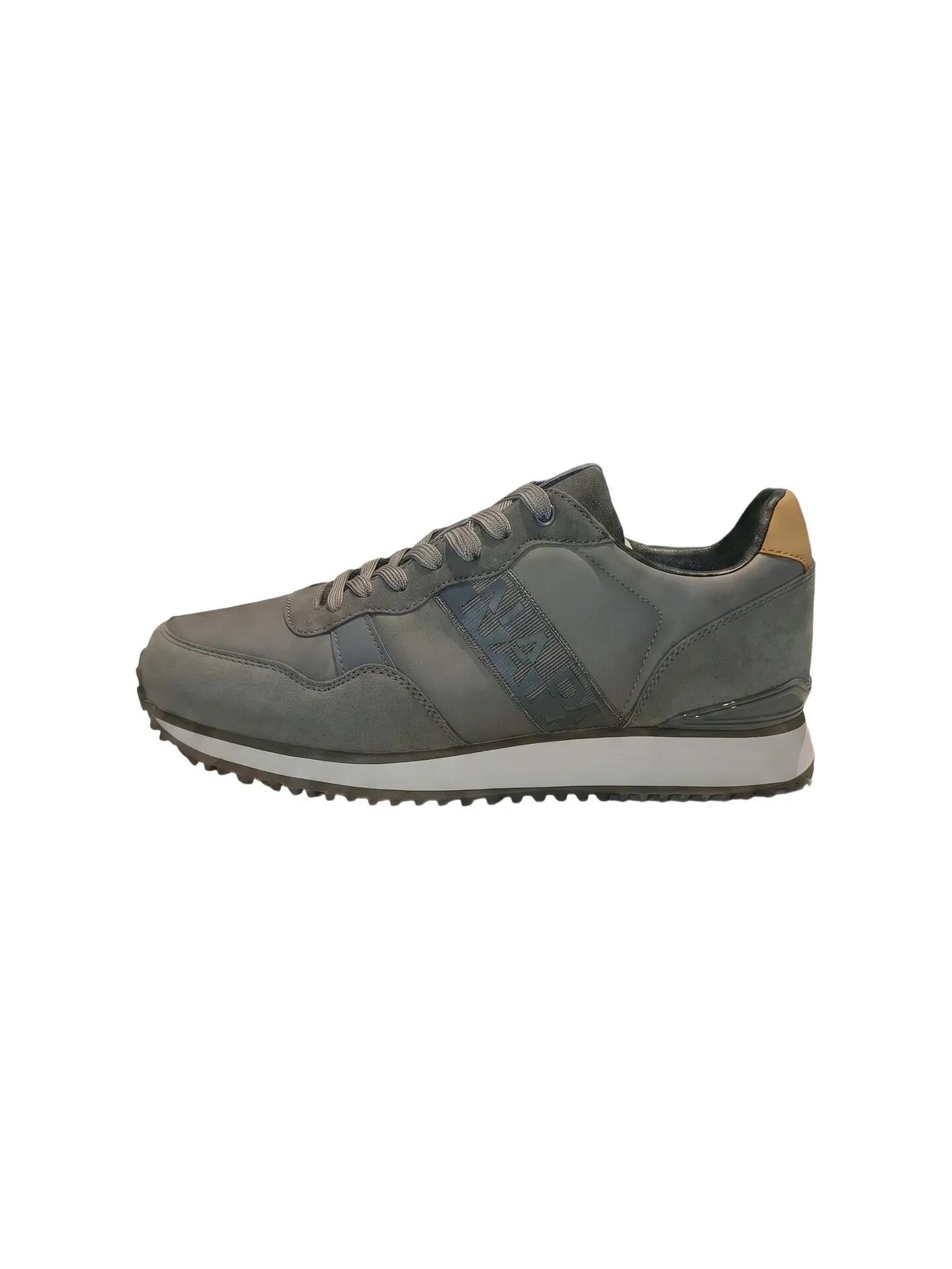 Adidași Napapijri bărbați gri cu șireturi - Casual platform 7/7