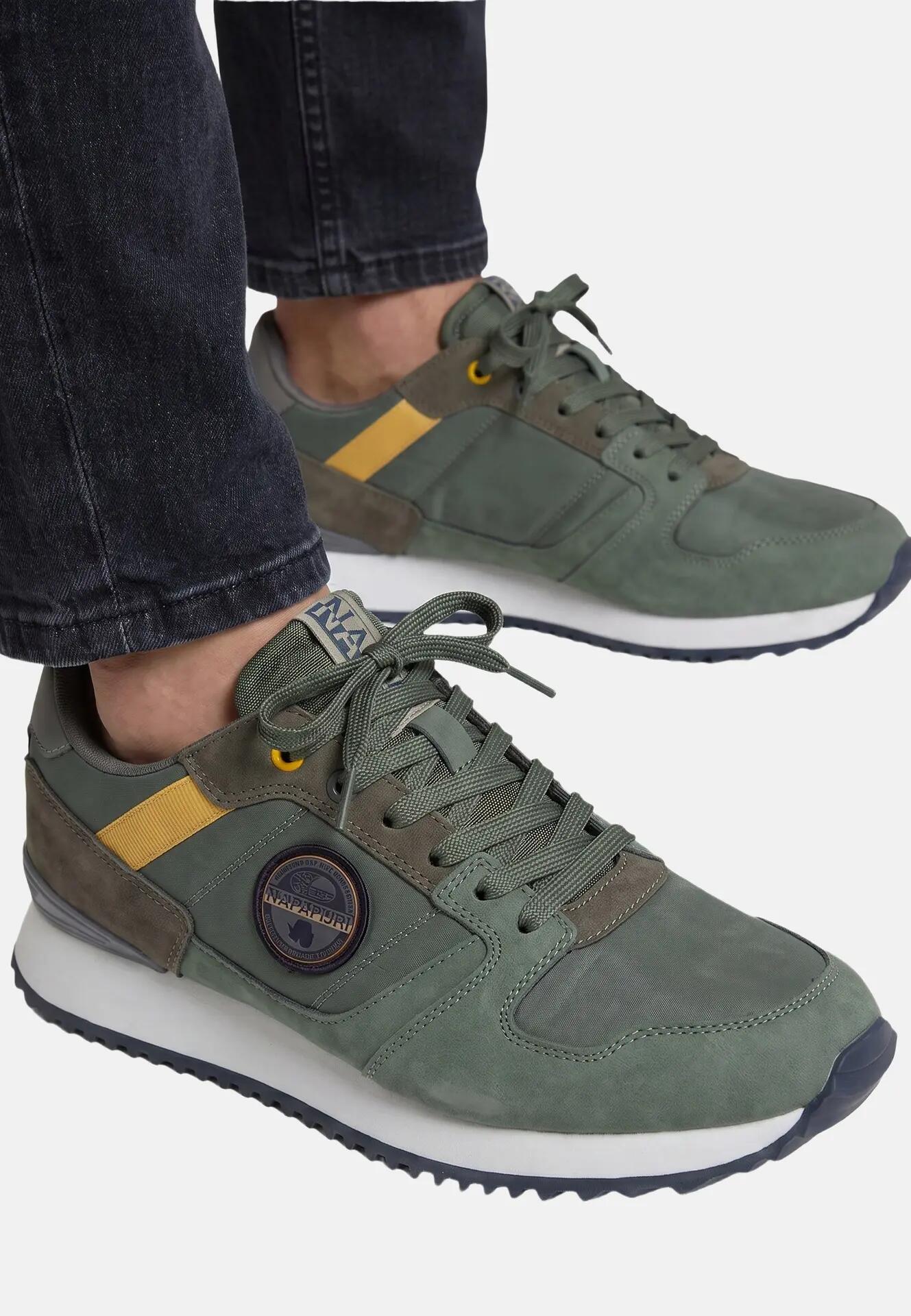 Adidași Platform Bărbați Verde Napapijri cu Șireturi 6/6