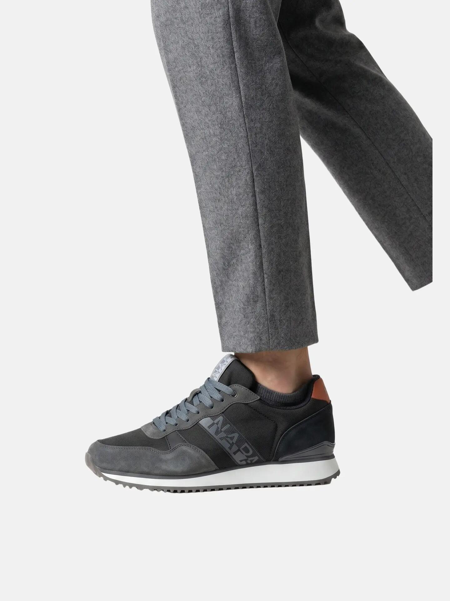 Adidași Napapijri bărbați negri cu șireturi - Casual platform 6/7
