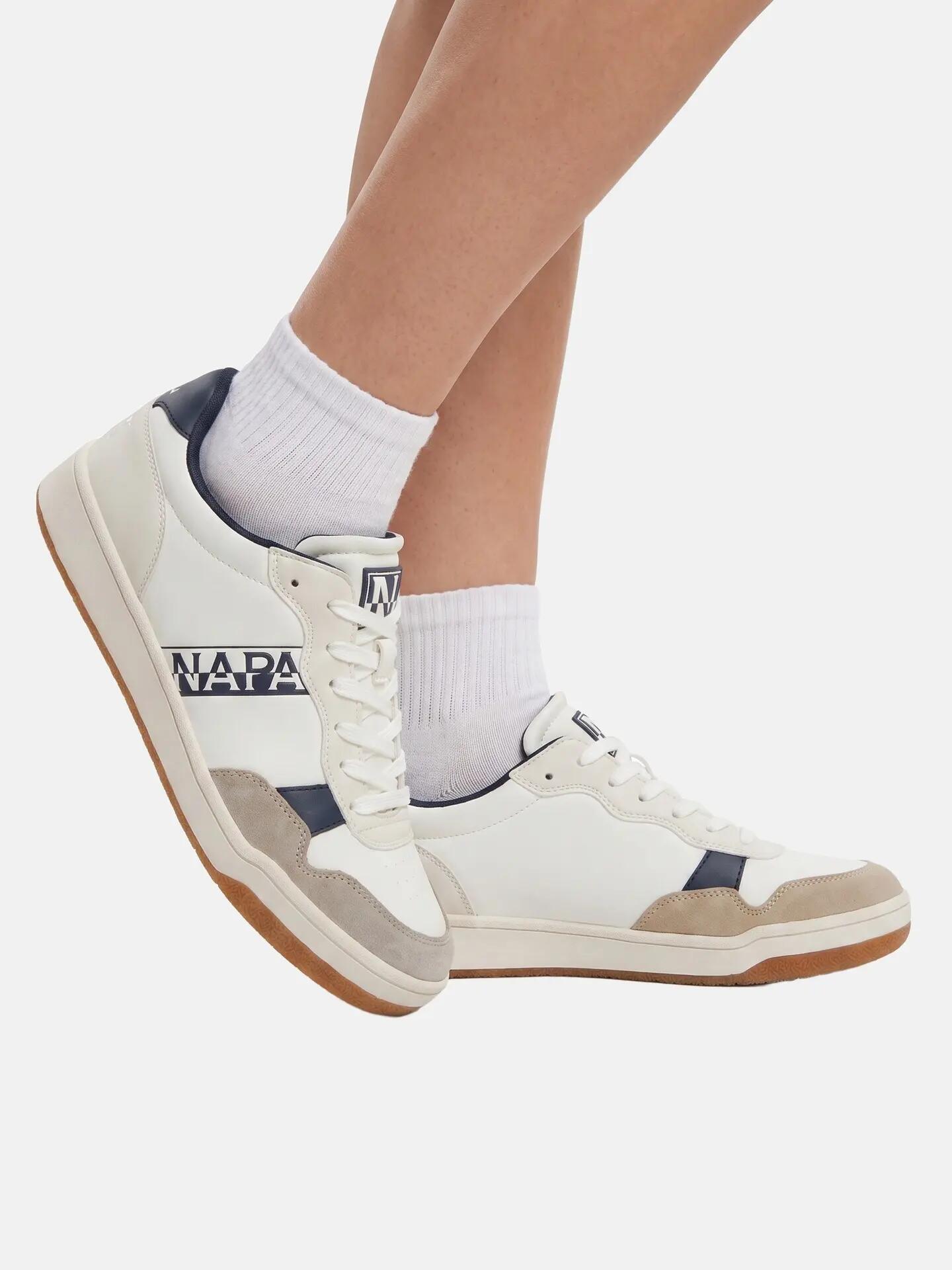 Adidași Napapijri bărbați albastru închis și alb cu șireturi 6/7