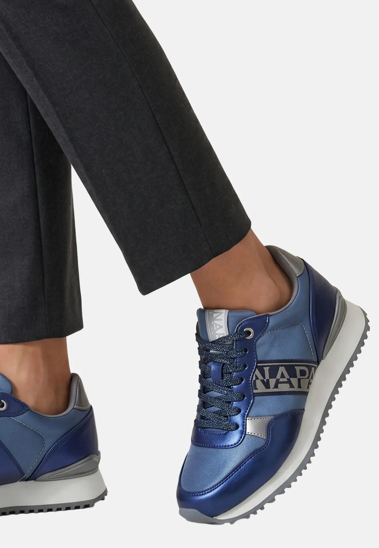 Sneakers Platform Damă Albastru Napapijri cu Șireturi - Casual 6/7