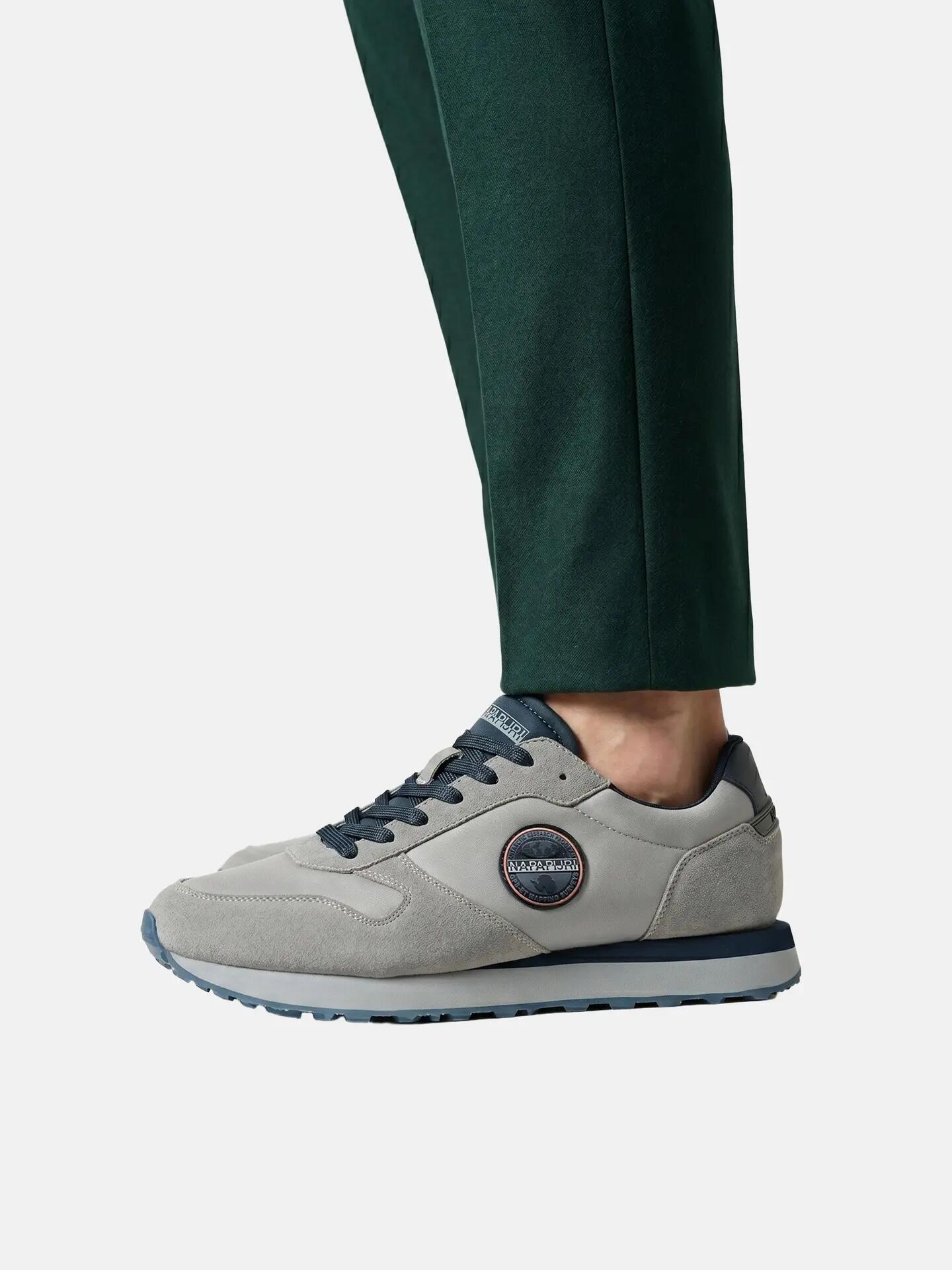 Adidași Napapijri Bărbați Gri Piele Platform cu Șireturi 6/7