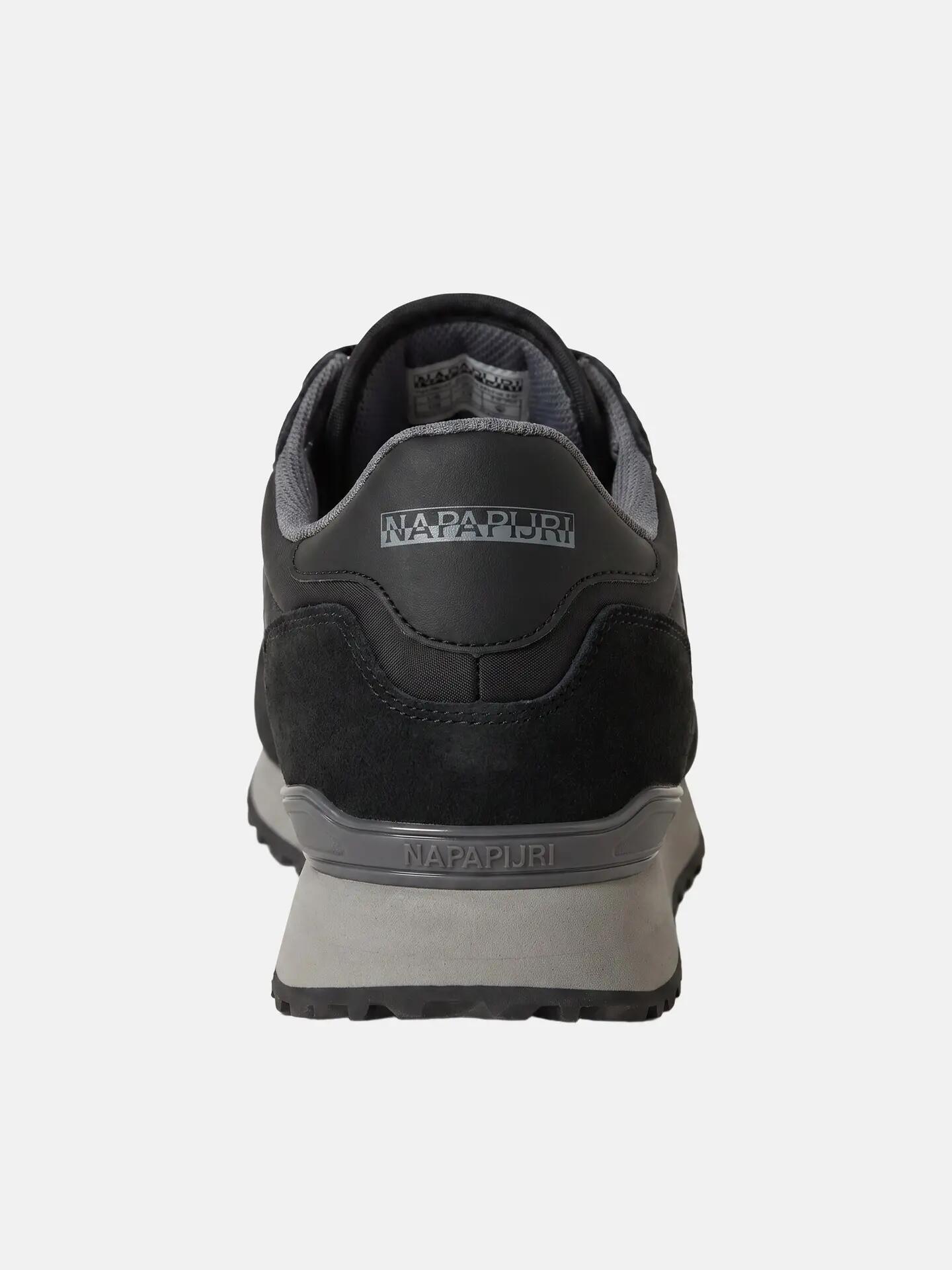 Sneakers Napapijri bărbați negru cu șireturi - Platform casual 3/6
