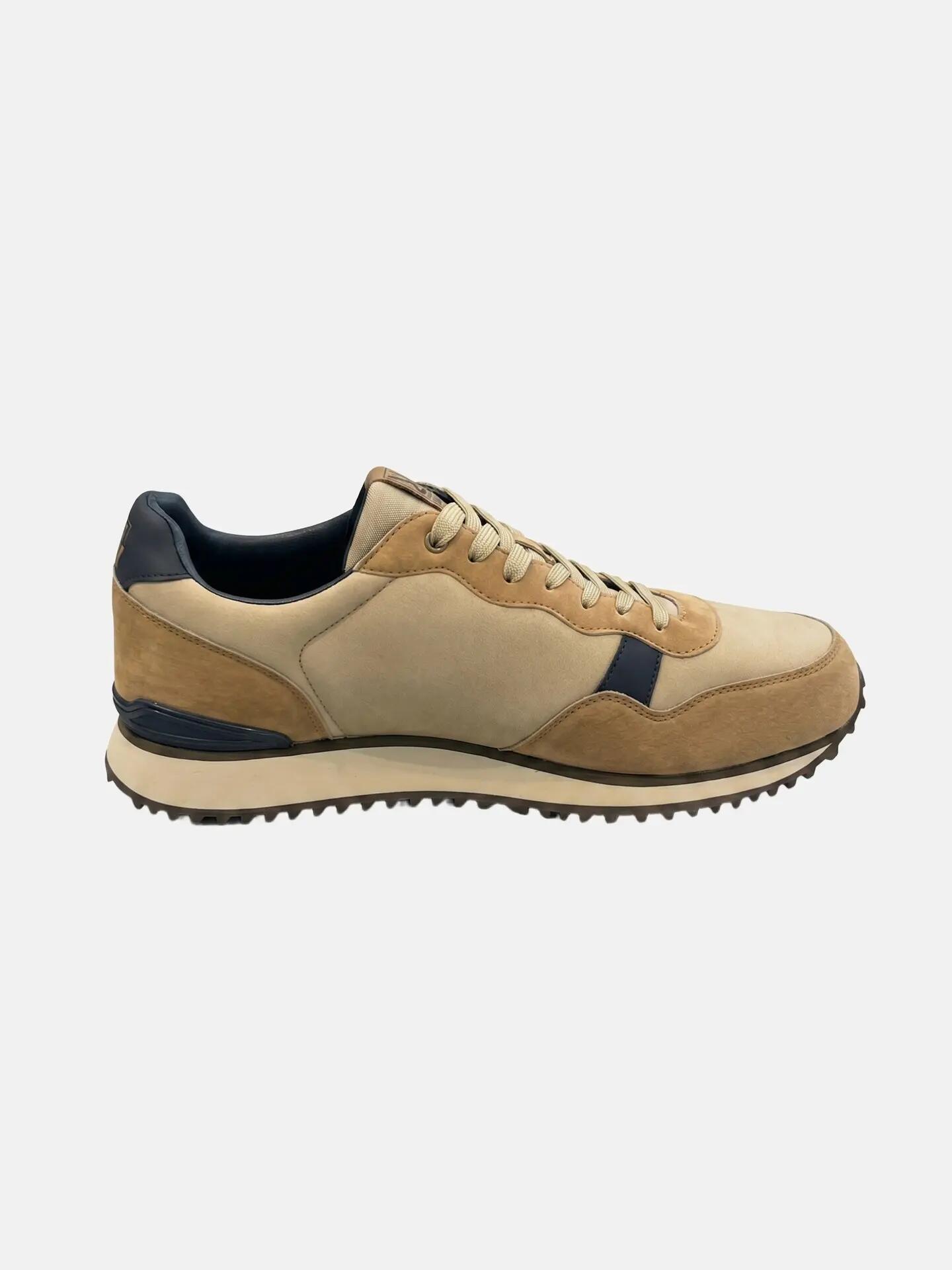 Adidași Napapijri bărbați bej închis cu șireturi - Casual 5/7