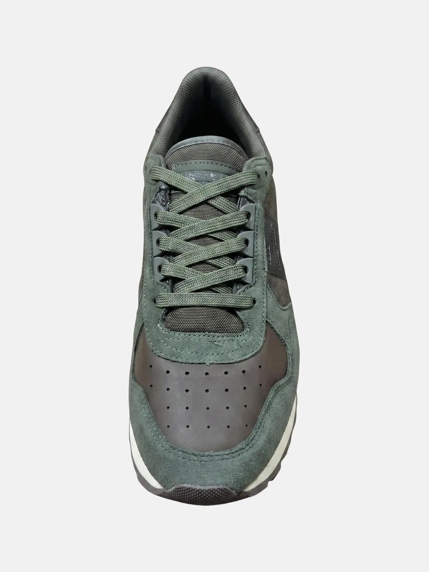 Sneakers bărbați Napapijri verde cu șireturi - Platform casual 5/7