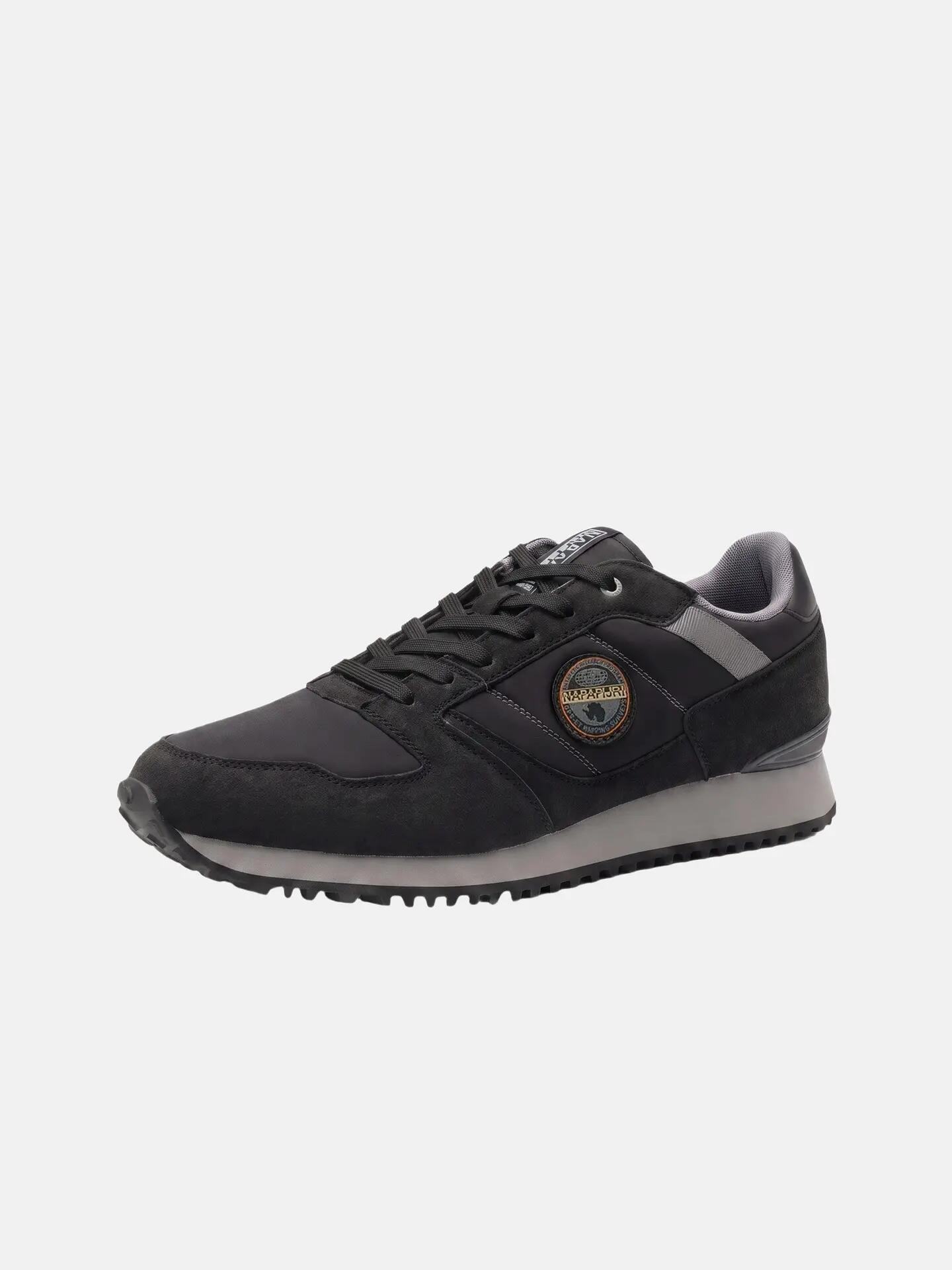 Sneakers Napapijri bărbați negru cu șireturi - Platform casual 2/6